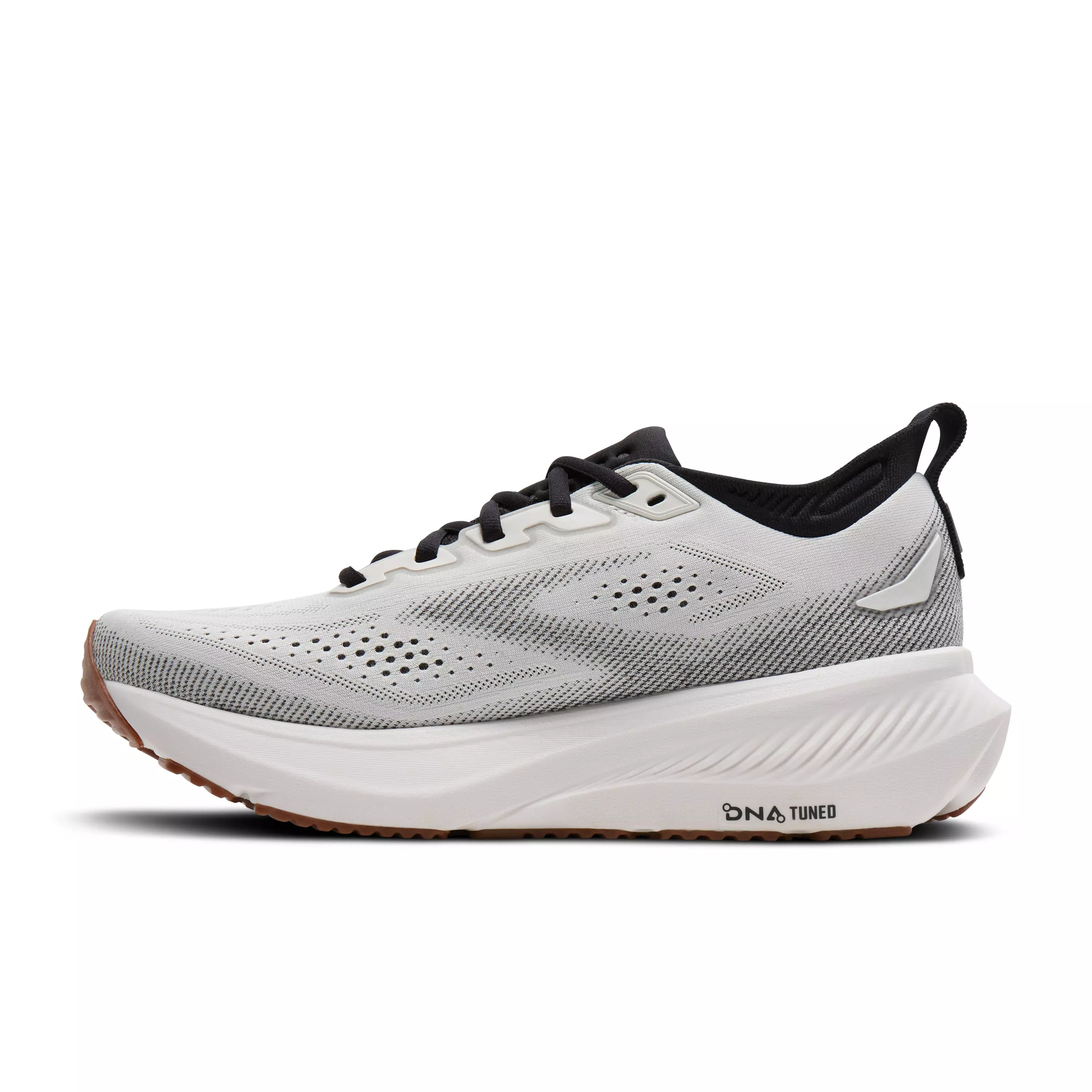 Brooks Glycerin 23 "White/Black/Gum" Men's Wide Running Shoe - WHITE/BLACK/GUM