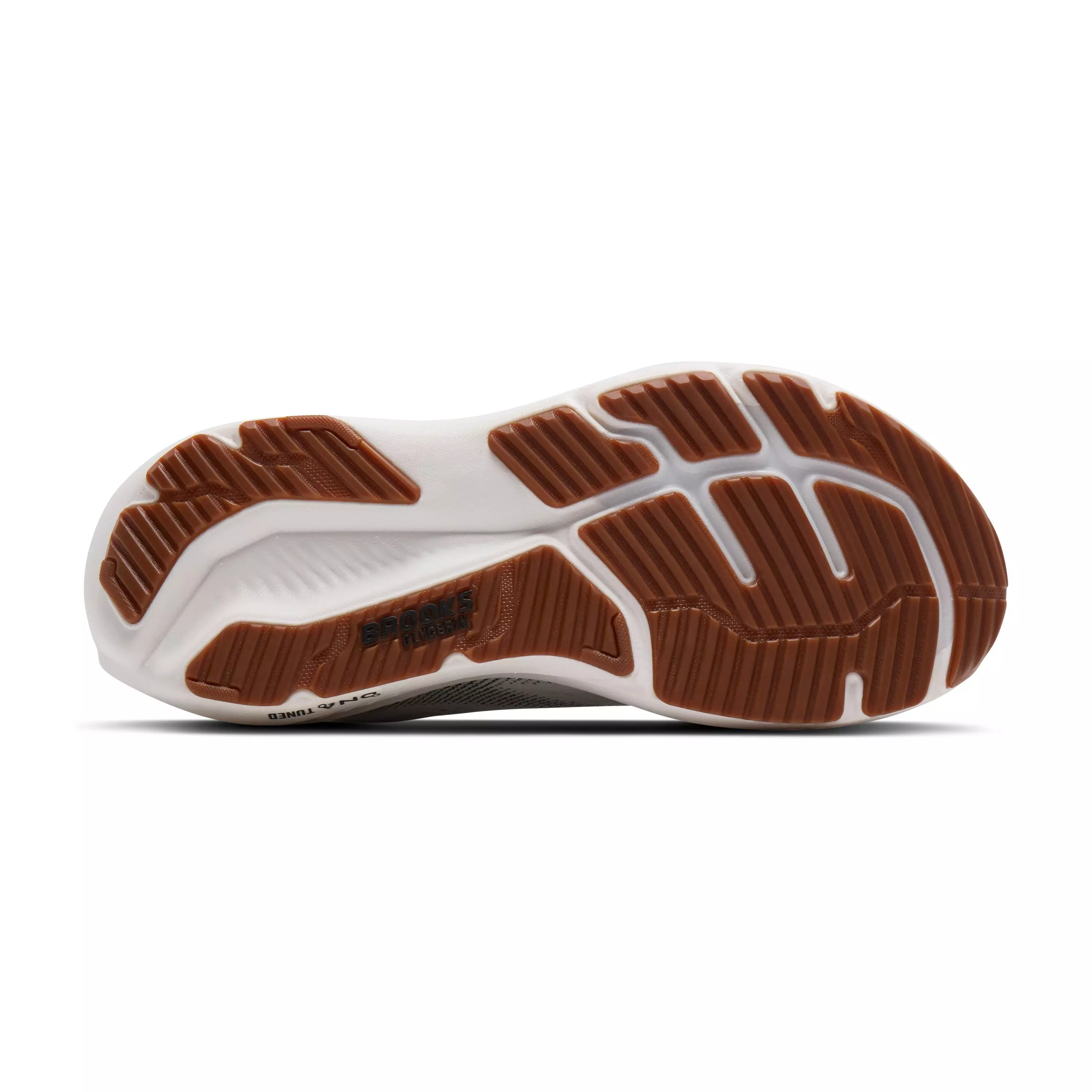 Brooks Glycerin 23 "White/Black/Gum" Men's Wide Running Shoe - WHITE/BLACK/GUM