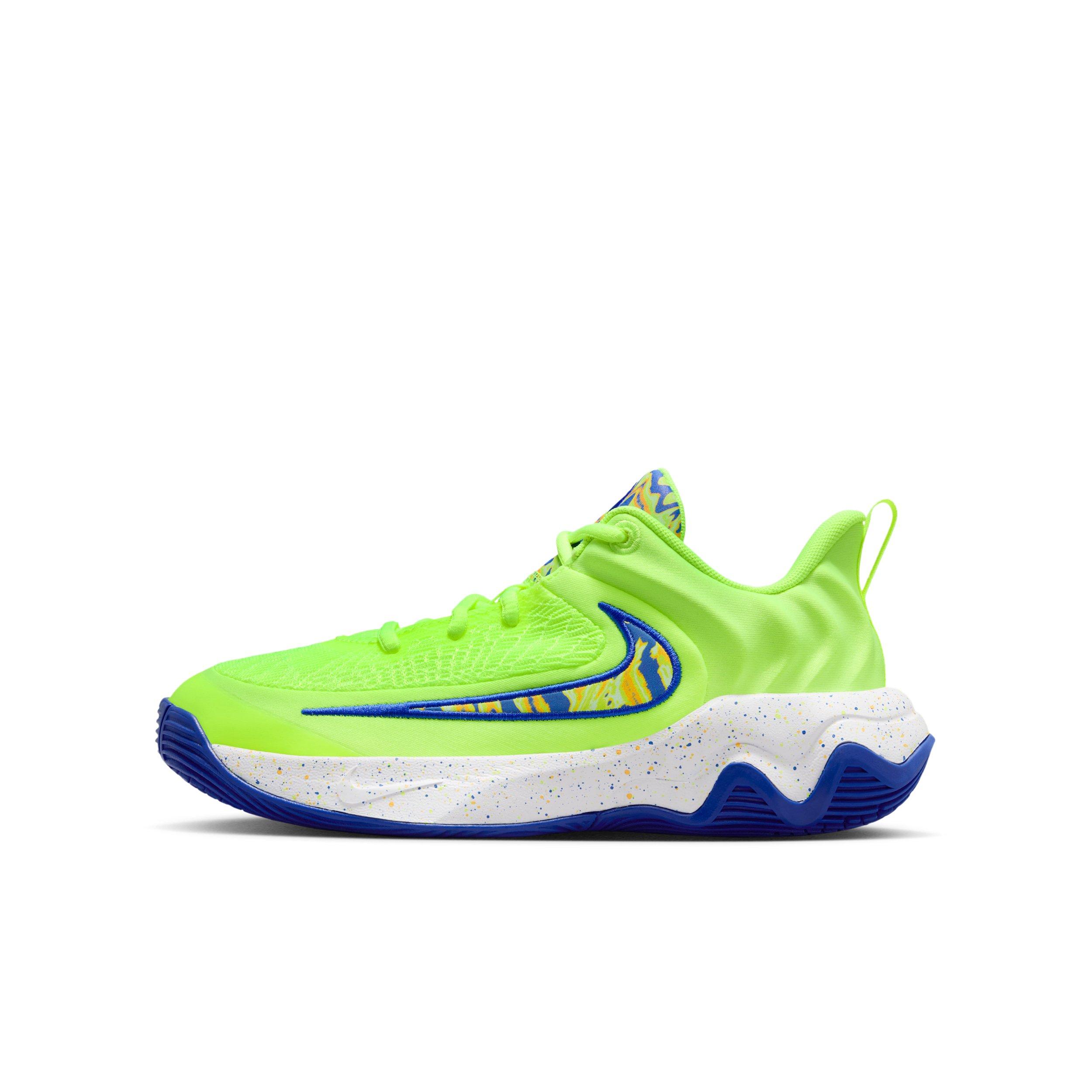 Nike Giannis Immortality 4 SE Grade School Boys' "Volt Ice/Game Royal/Laser Orange" Basketball Shoe