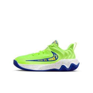 Nike Giannis Immortality 4 SE "Volt Ice/Game Royal/Laser Orange" Grade School Boys' Basketball Shoe
