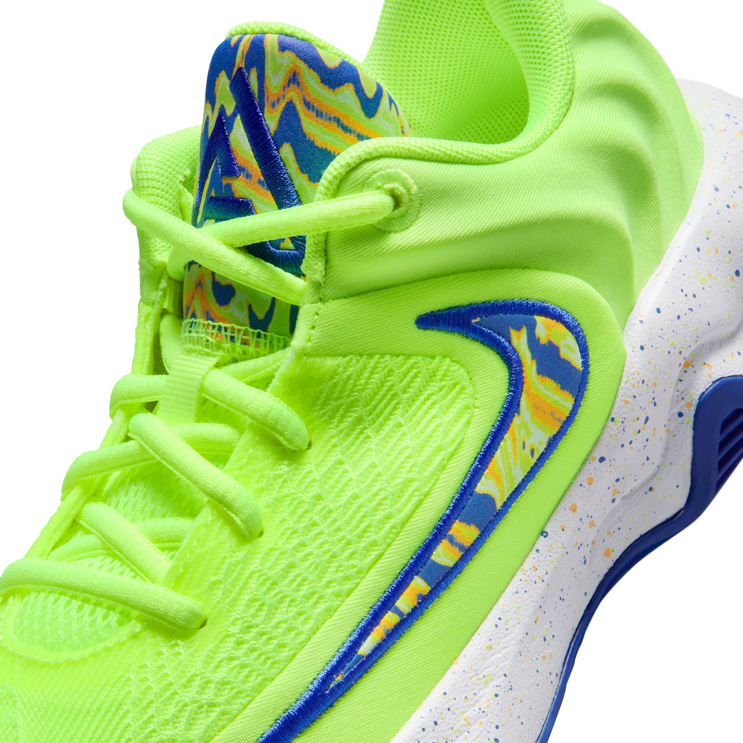 Nike Giannis Immortality 4 SE Grade School Boys' "Volt Ice/Game Royal/Laser Orange" Basketball Shoe