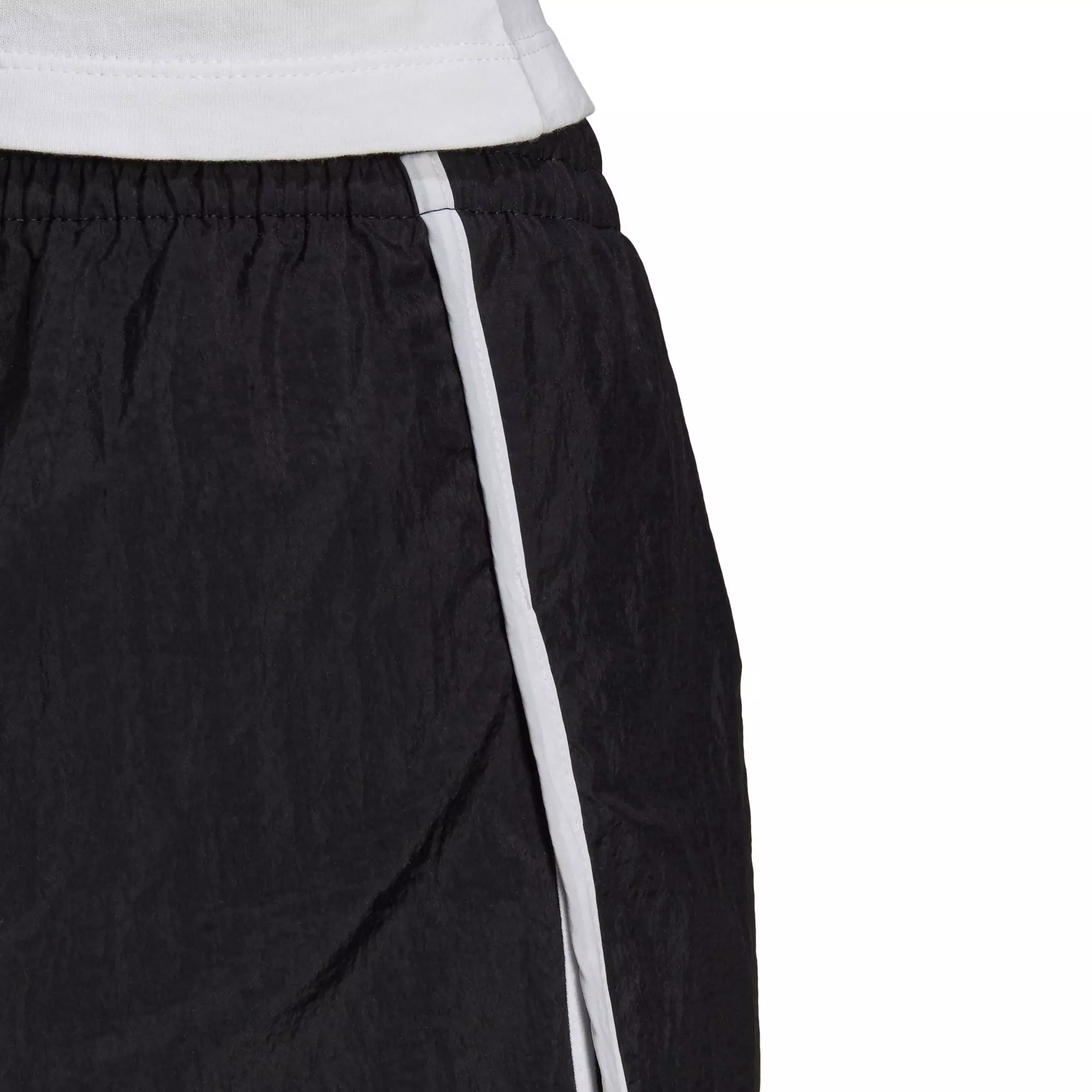 adidas Women's Black 3-Stripes Shorts - BLACK