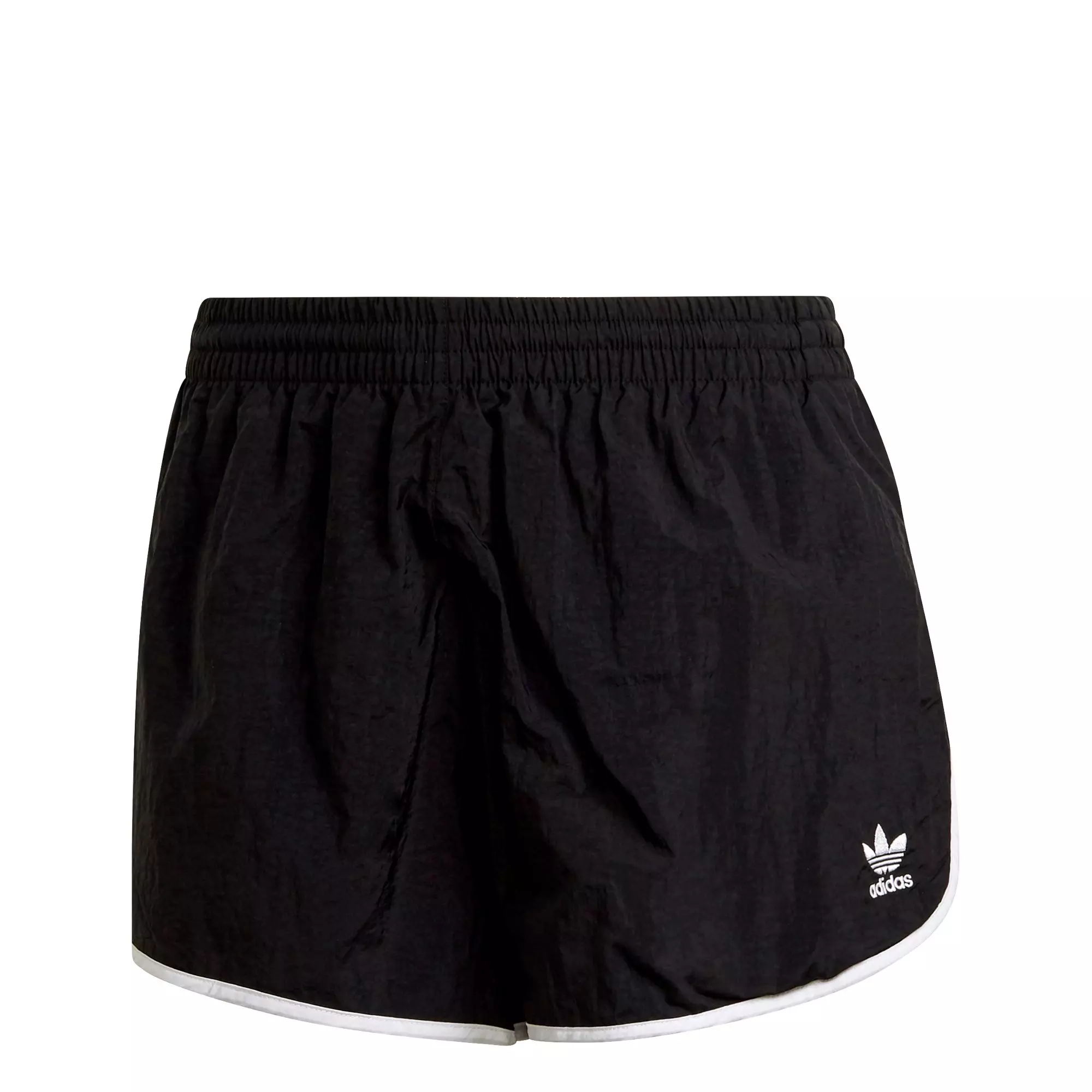 adidas Women's Black 3-Stripes Shorts - BLACK
