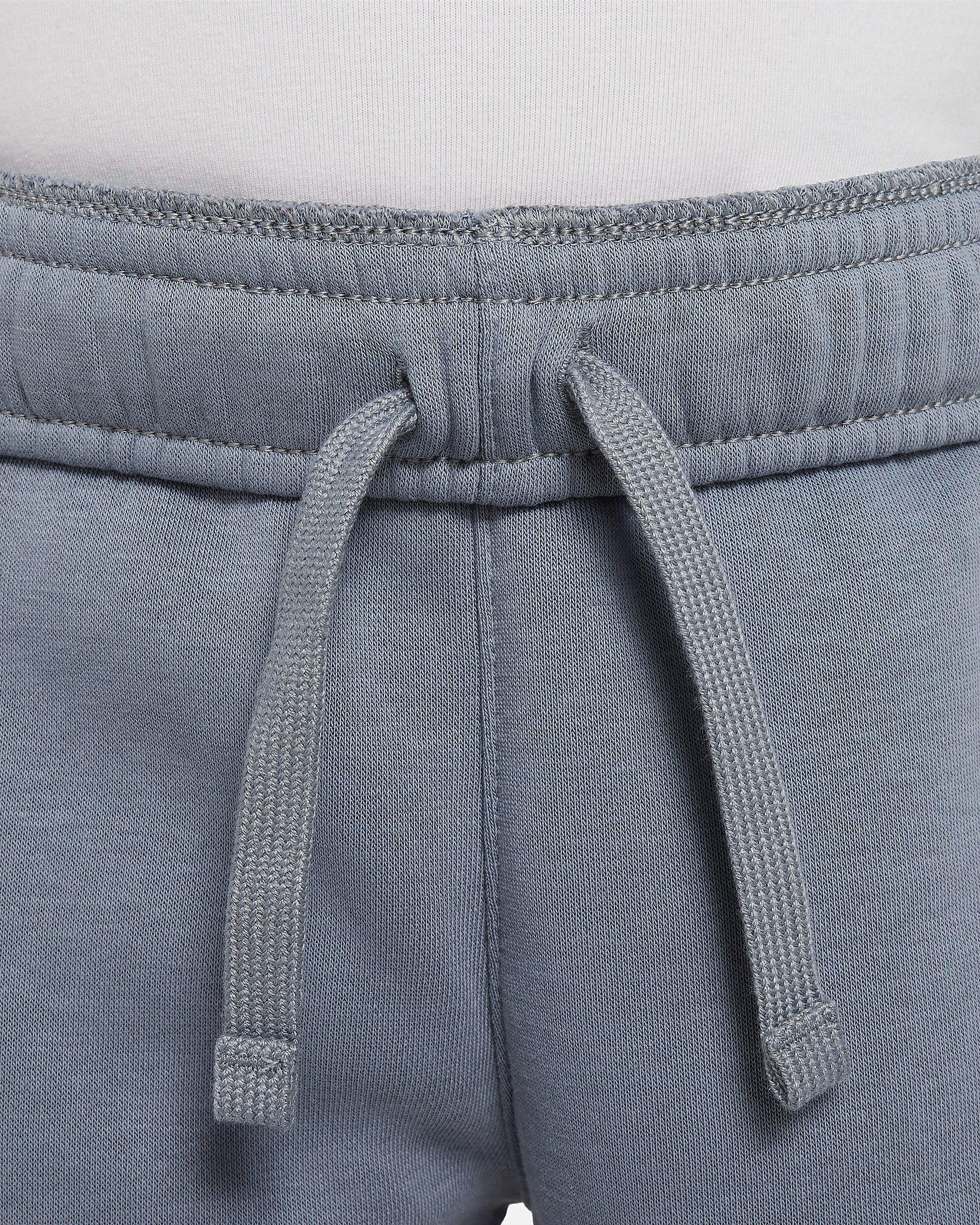 Nike Big Boys' Fleece Cargo Pants - Black - GREY Thumbnail View 3
