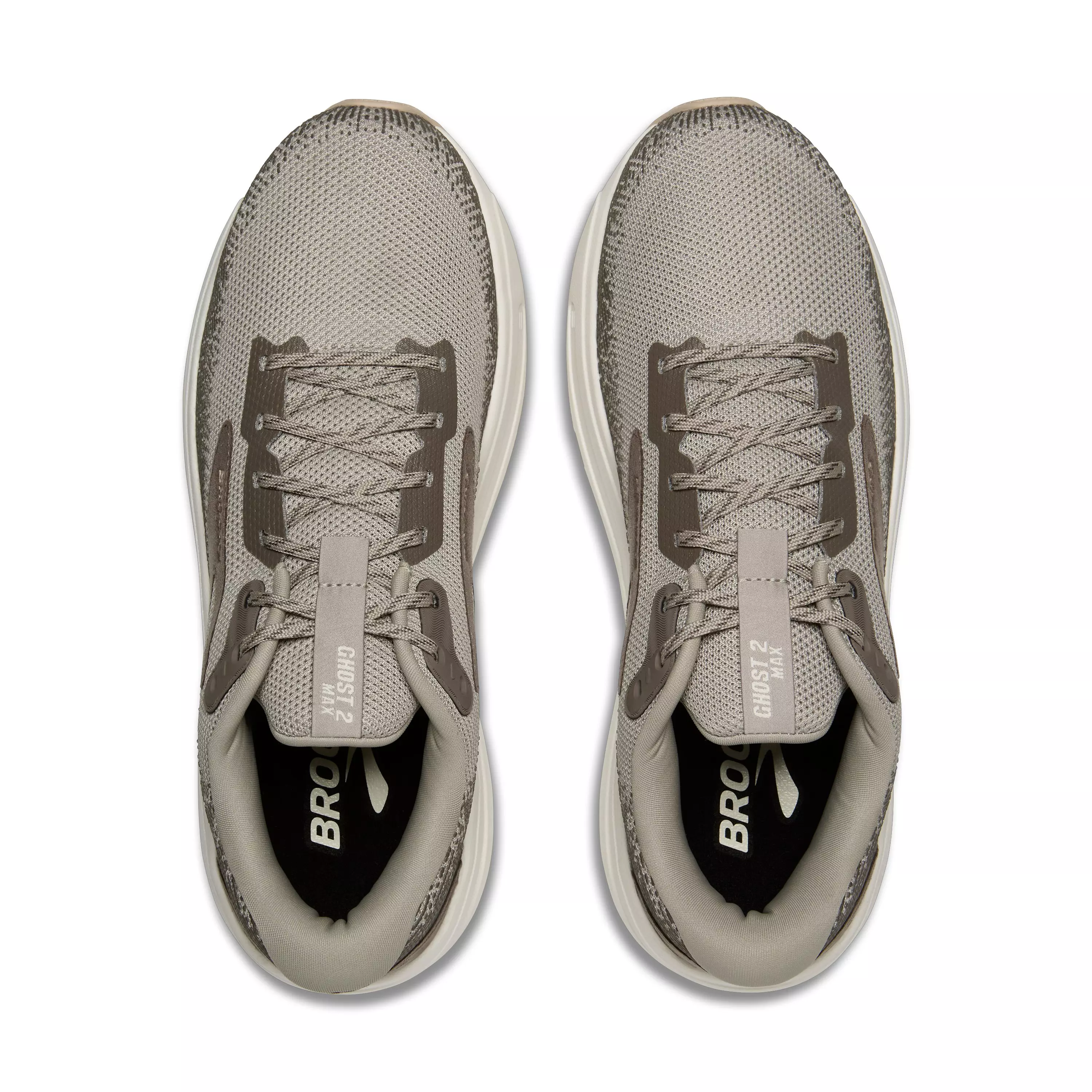 Brooks Ghost Max 2 "London Fog/Falcon/Coconut" Men's Running Shoe - FOG/FALCON/COCONUT