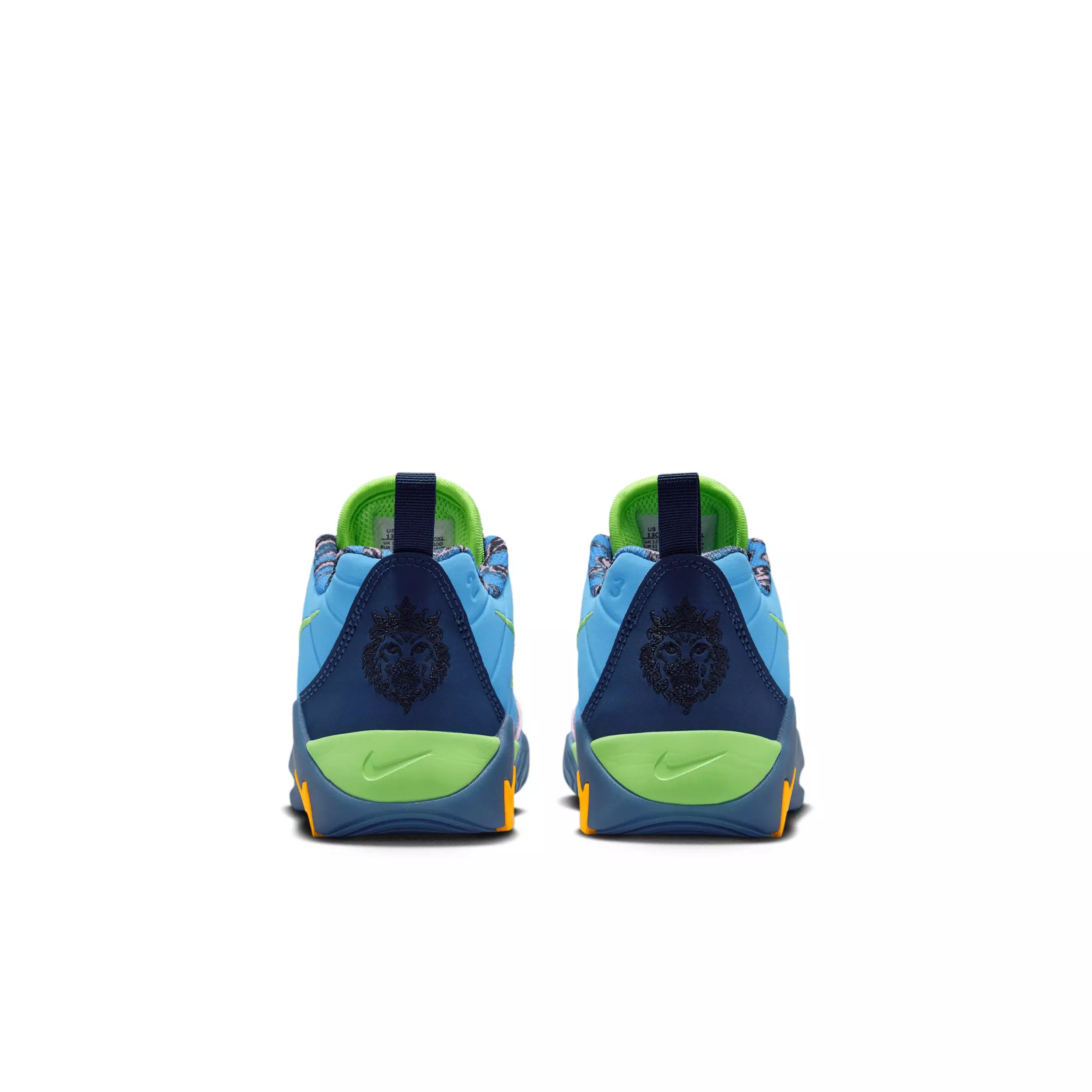 Nike LeBron Witness 9 "Blue/Midnight Navy/Lime Blast/Black" Preschool Boys' Basketball Shoe - BLUE/NAVY/LIME/BLACK