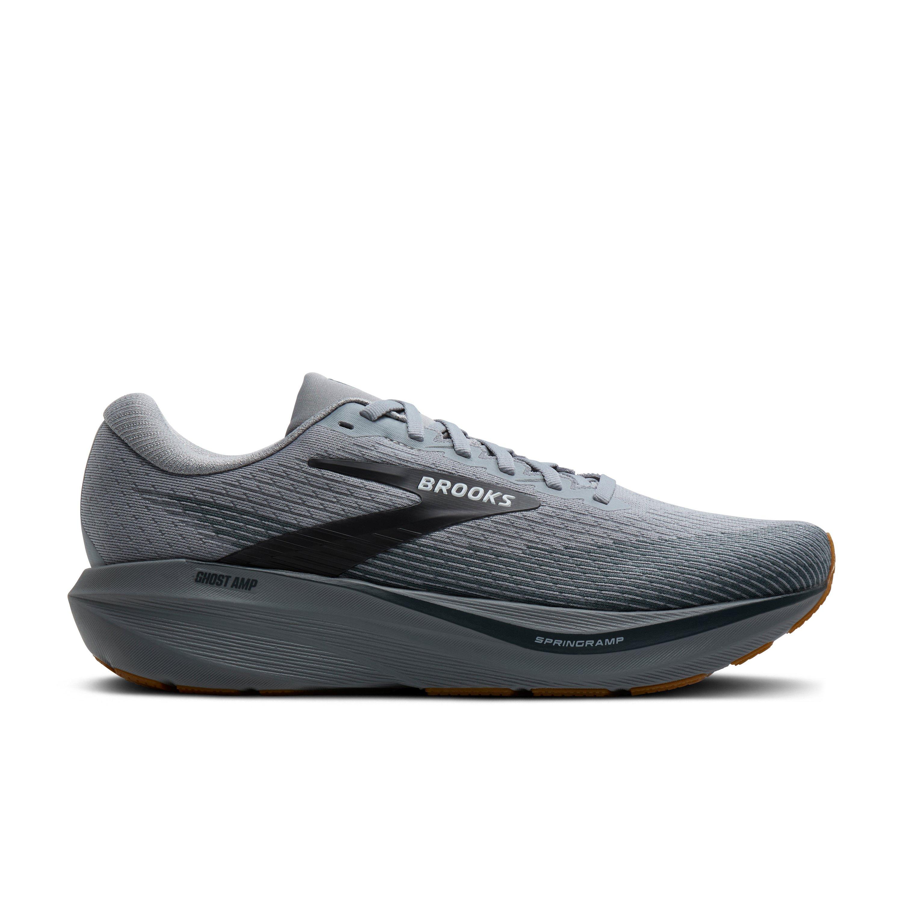 Brooks Ghost Amp "Primer/Ebony/Oyster" Men's Running Shoe - PRIMER/EBONY/OYSTER