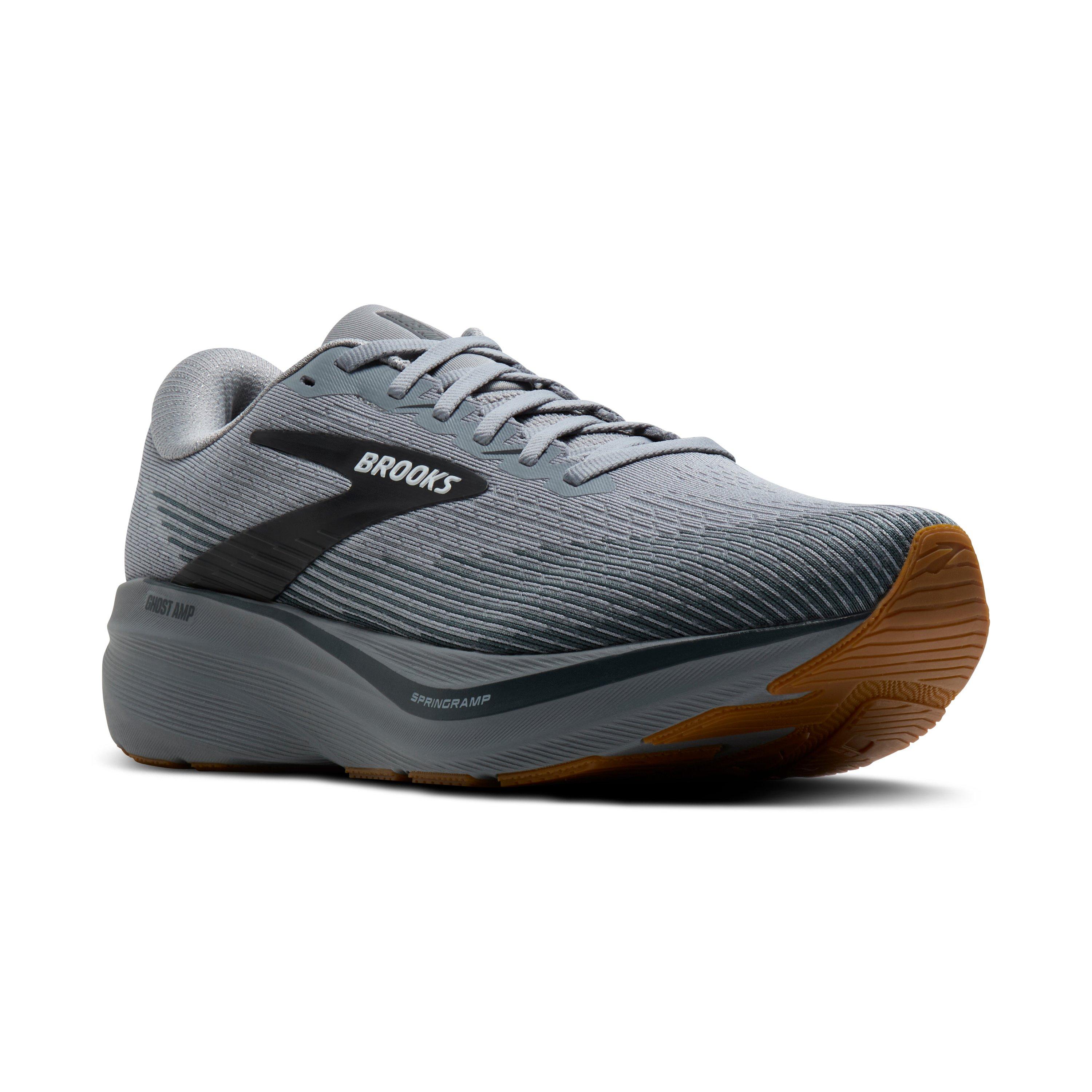 Brooks Ghost Amp "Primer/Ebony/Oyster" Men's Running Shoe - PRIMER/EBONY/OYSTER