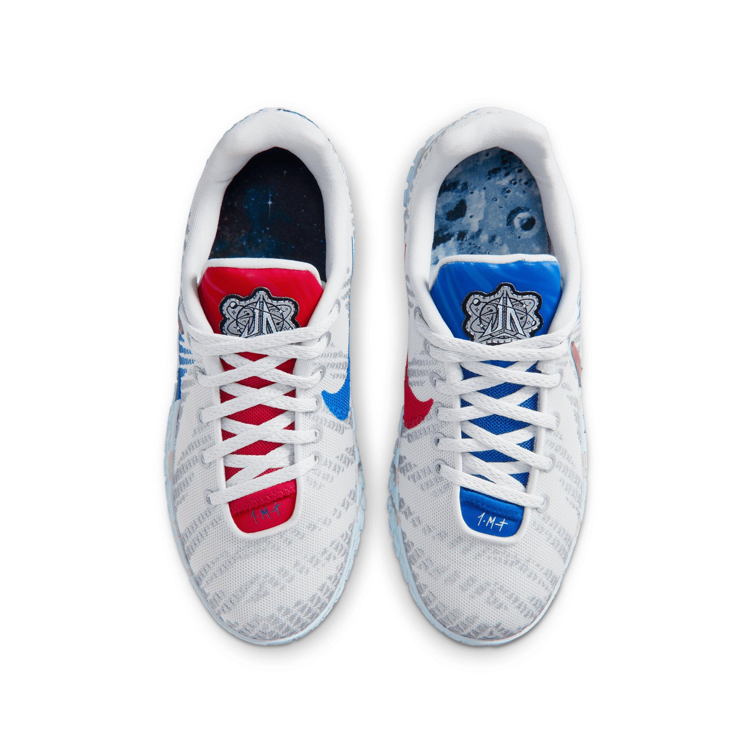 Nike Ja 3 SE "Photon Dust/University Red/Game Royal/Black" Grade School Boys' Basketball Shoe - DUST/RED/ROYAL/BLACK Thumbnail View 4