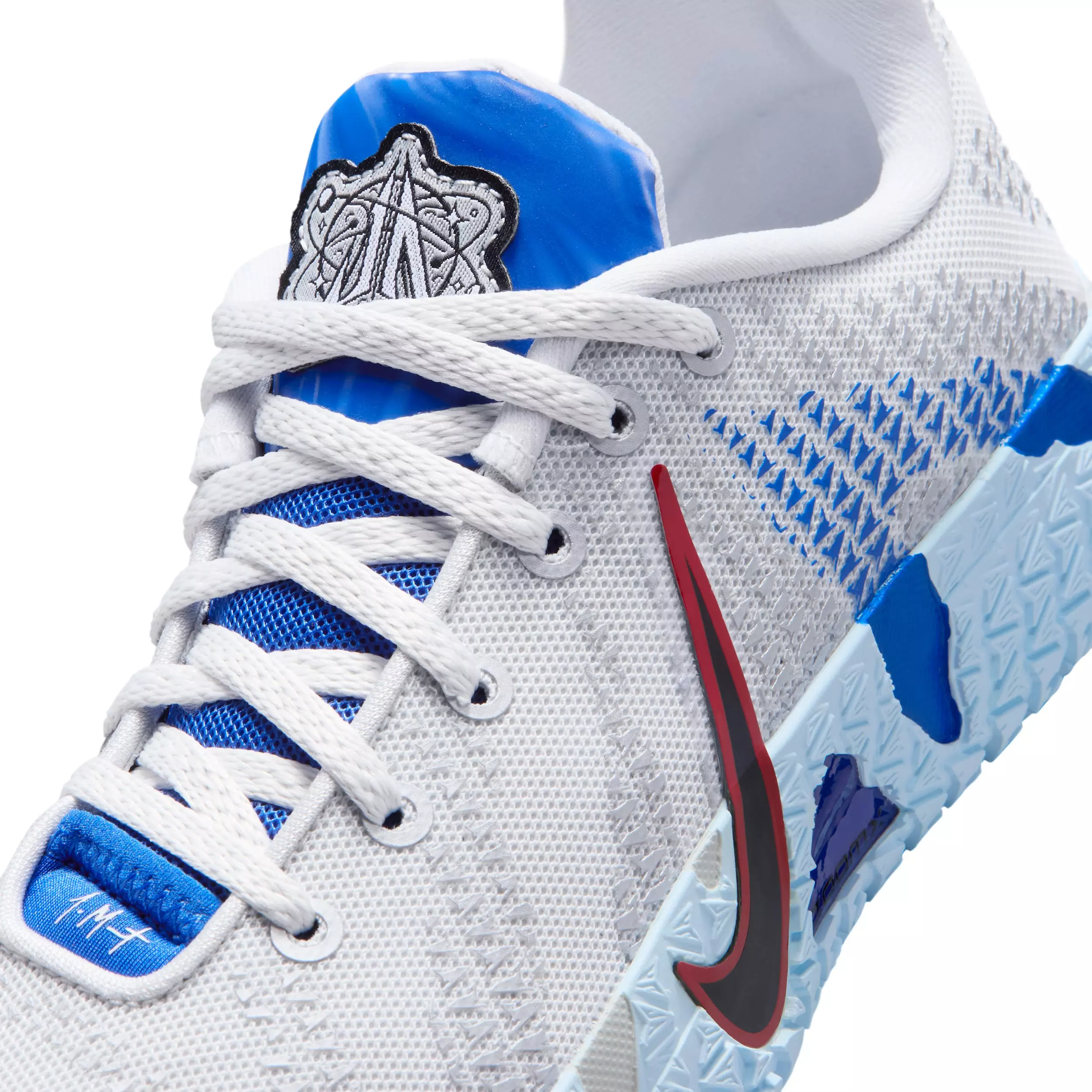 Nike Ja 3 SE "Photon Dust/University Red/Game Royal/Black" Grade School Boys' Basketball Shoe - DUST/RED/ROYAL/BLACK