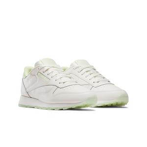 Reebok Classic Leather "Chalk/Chalk/Citrus Glow" Women's Shoe