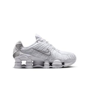 Nike Shox TL "White/Metallic Silver/Max Orange/White" Grade School Boys' Shoe