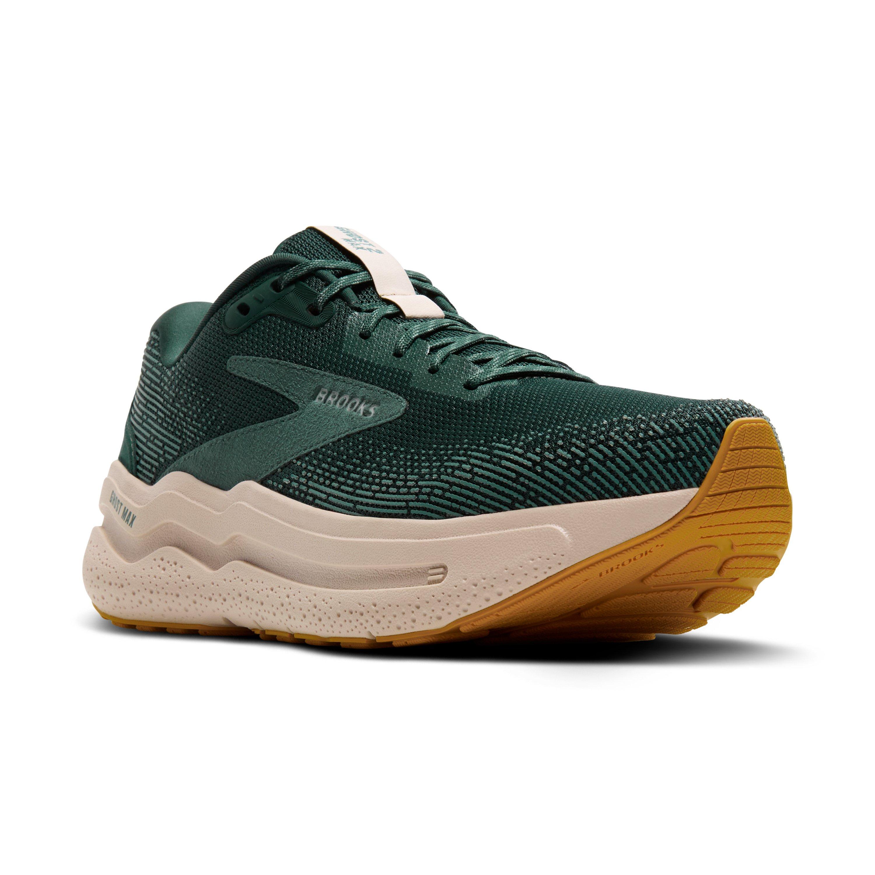 Brooks Ghost Max 2 "Pine Grove/North Atlantic/Grey" Men's Running Shoe - PINE/ATLANTIC/GREY Thumbnail View 4