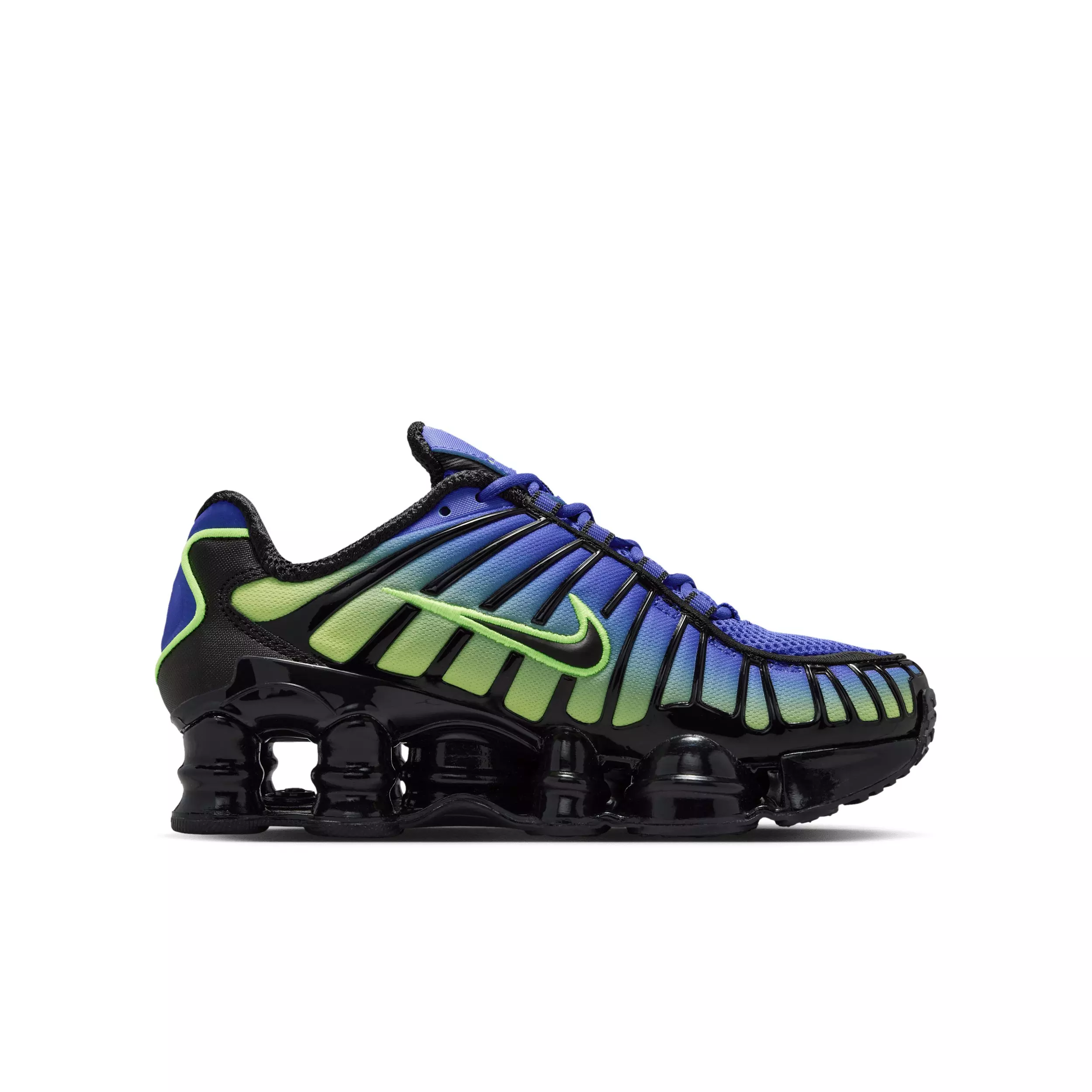 Nike Shox TL "Lapis/Volt Ice/Black" Grade School Boys' Shoe - LAPIS/VOLT/BLACK