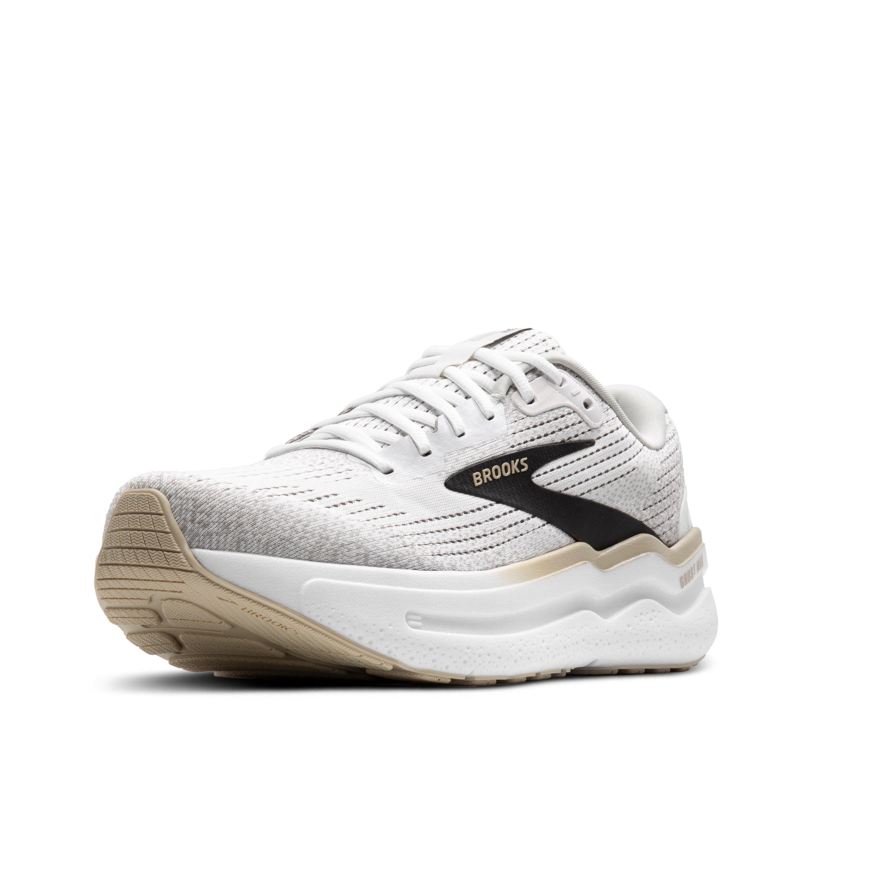 Brooks Ghost Max 2 "White/Pelican/Oyster" Men's Running Shoe - WHITE/PELICAN/OYSTER Thumbnail View 3