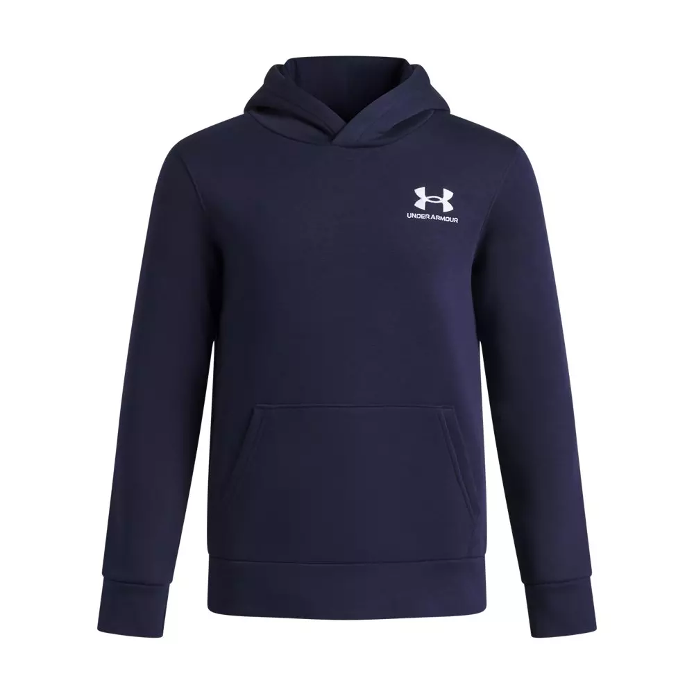 Under Armour Big Boys' Icon Fleece Hoodie - Navy - NAVY