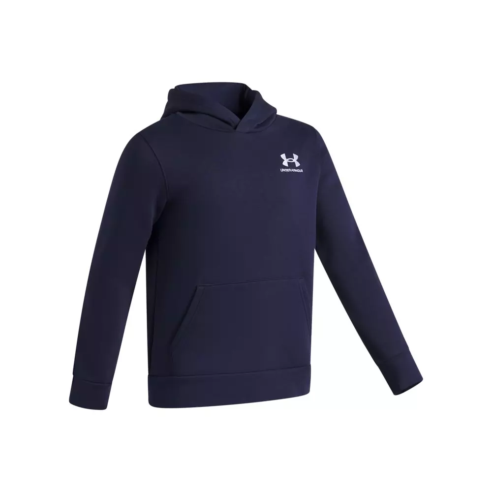 Under Armour Big Boys' Icon Fleece Hoodie - Navy - NAVY