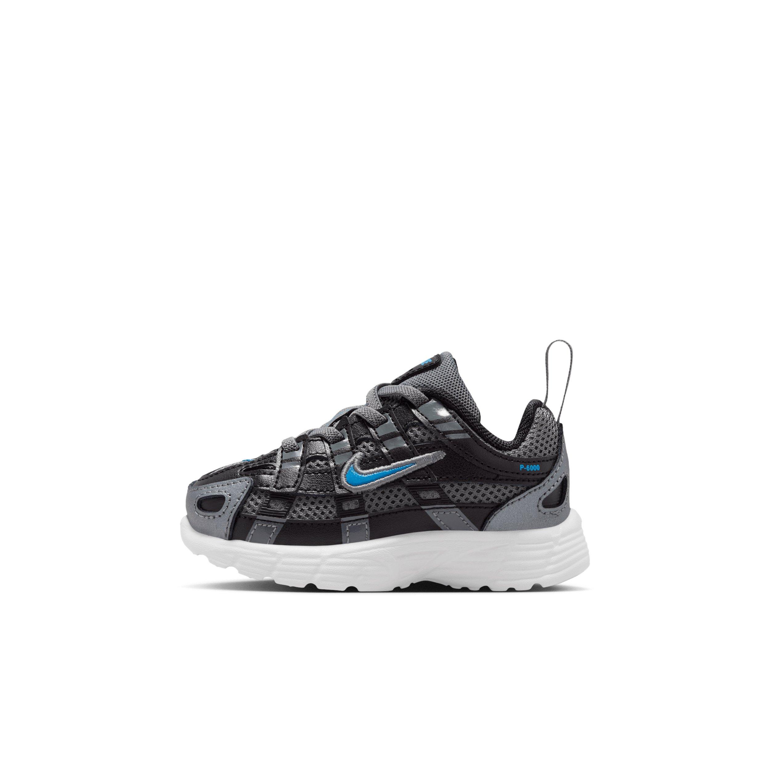 Nike P-6000 "Smoke Grey/Black/Platinum Tint/Dutch Blue" Infant Boys' Shoe - GREY/BLACK/PLATINUM/BLUE Thumbnail View 2