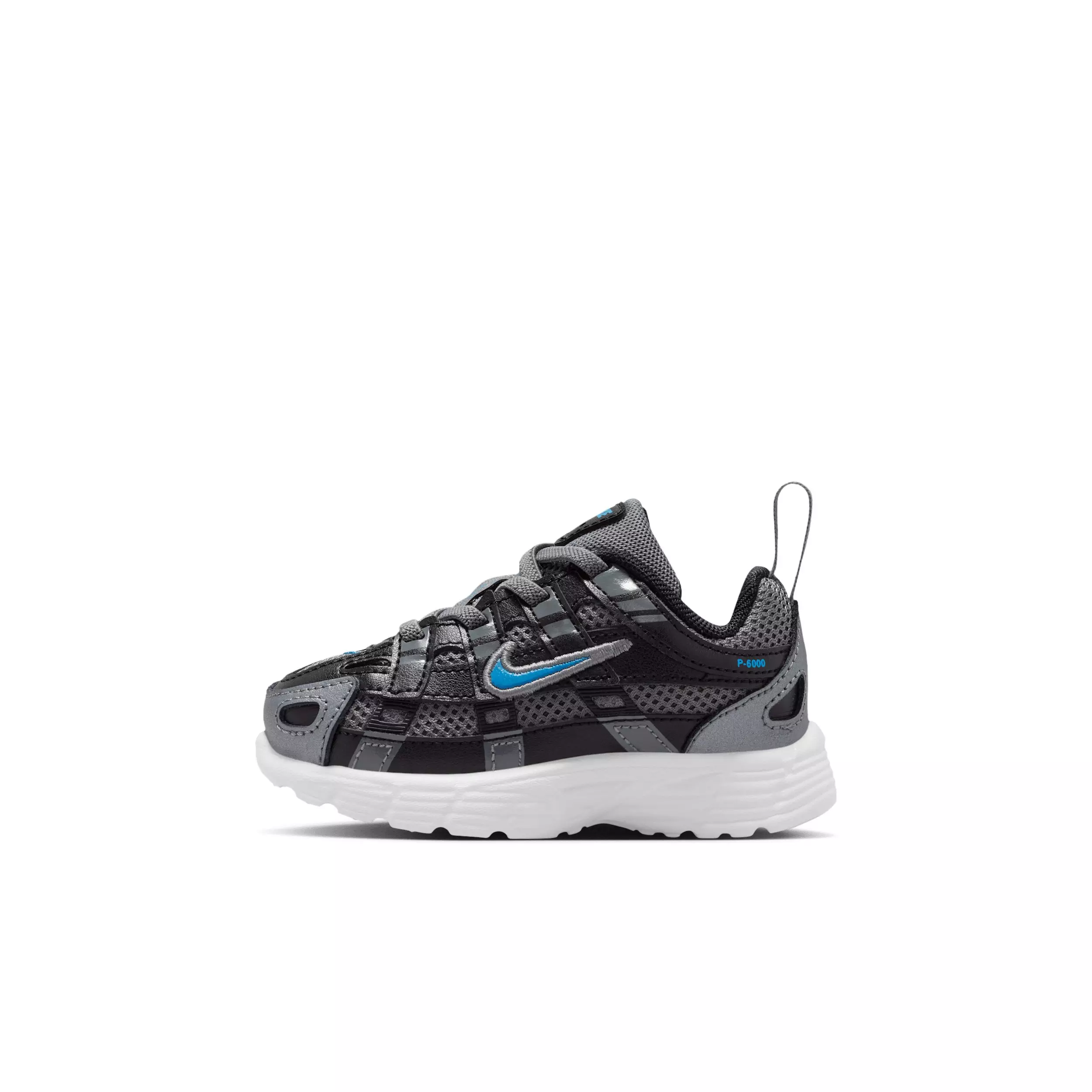 Nike P-6000 "Smoke Grey/Black/Platinum Tint/Dutch Blue" Infant Boys' Shoe - GREY/BLACK/PLATINUM/BLUE
