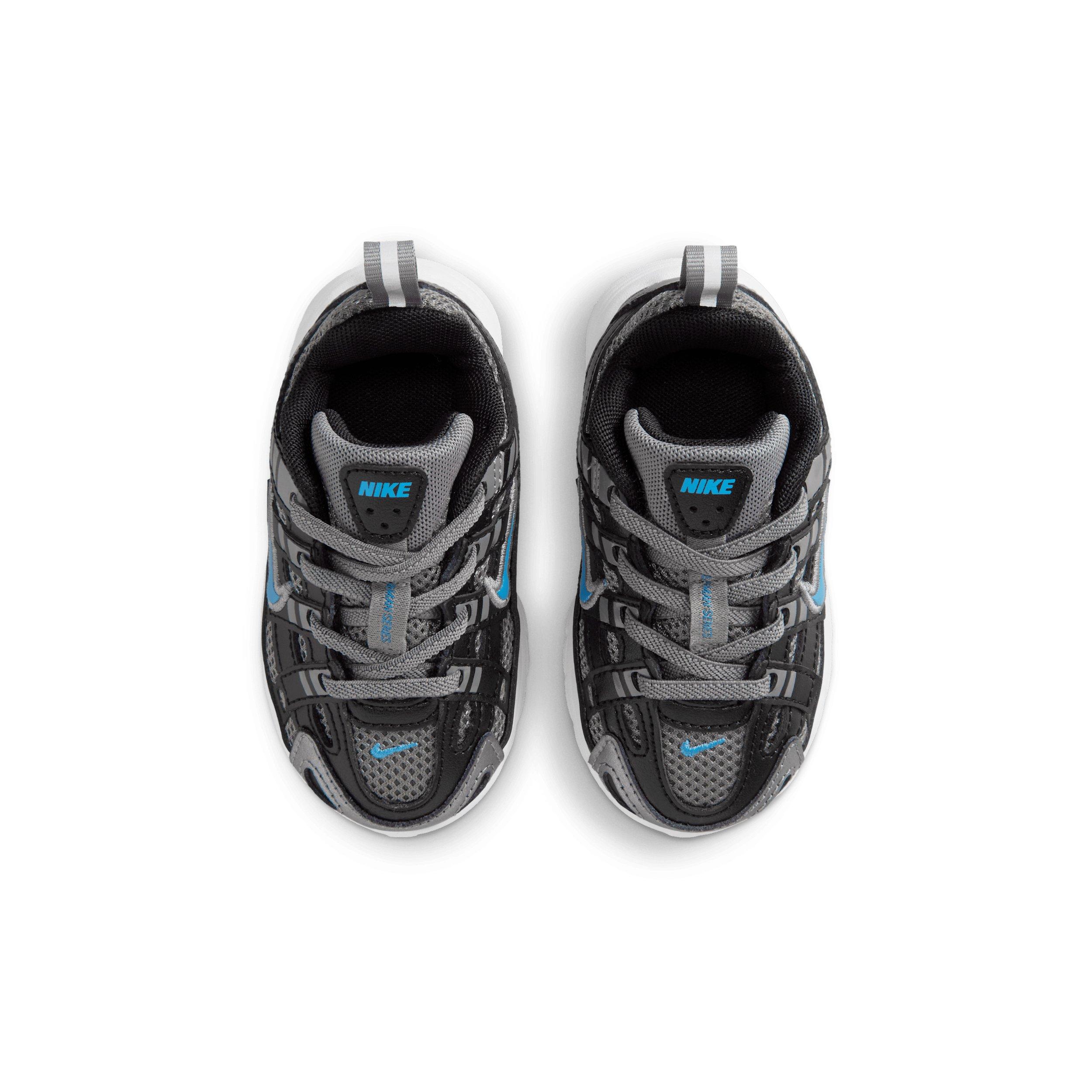 Nike P-6000 "Smoke Grey/Black/Platinum Tint/Dutch Blue" Infant Boys' Shoe - GREY/BLACK/PLATINUM/BLUE Thumbnail View 4