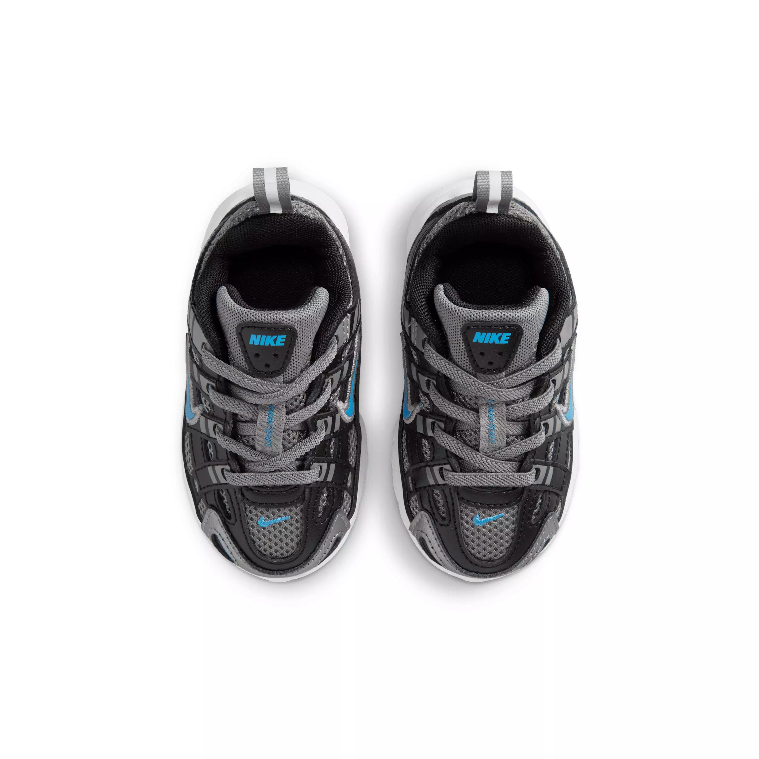Nike P-6000 "Smoke Grey/Black/Platinum Tint/Dutch Blue" Infant Boys' Shoe - GREY/BLACK/PLATINUM/BLUE