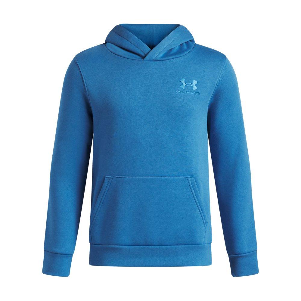 Under Armour Big Boys' Icon Fleece Hoodie - Blue - BLUE