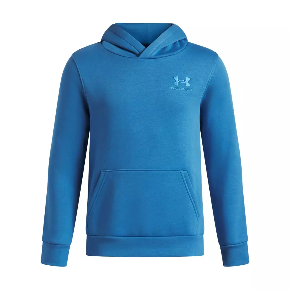 Under Armour Big Boys' Icon Fleece Hoodie - Blue - BLUE