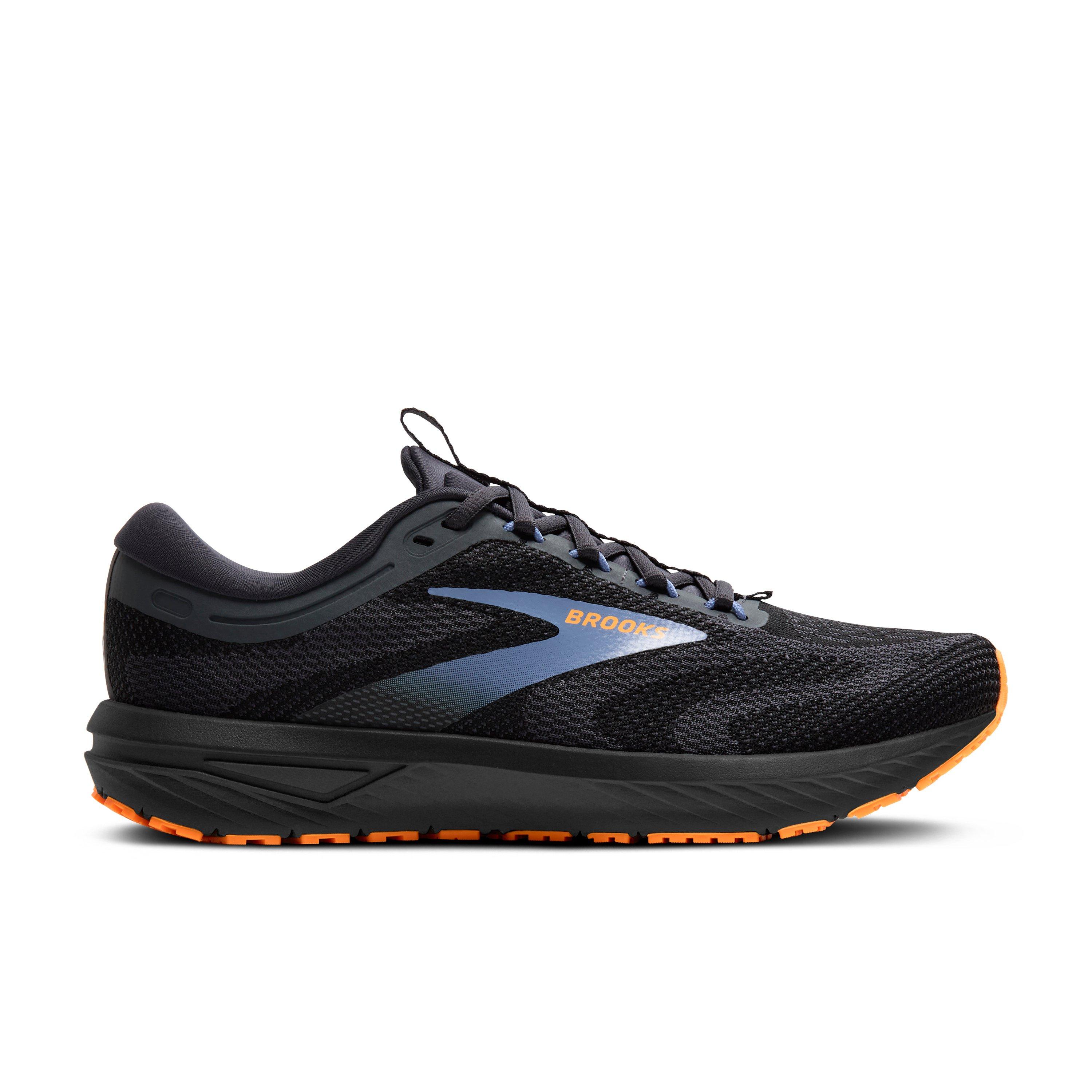 Brooks Revel 7 "Black/Country Blue/Orange" Men's Running Shoe - BLACK/BLUE/ORANGE Thumbnail View 1