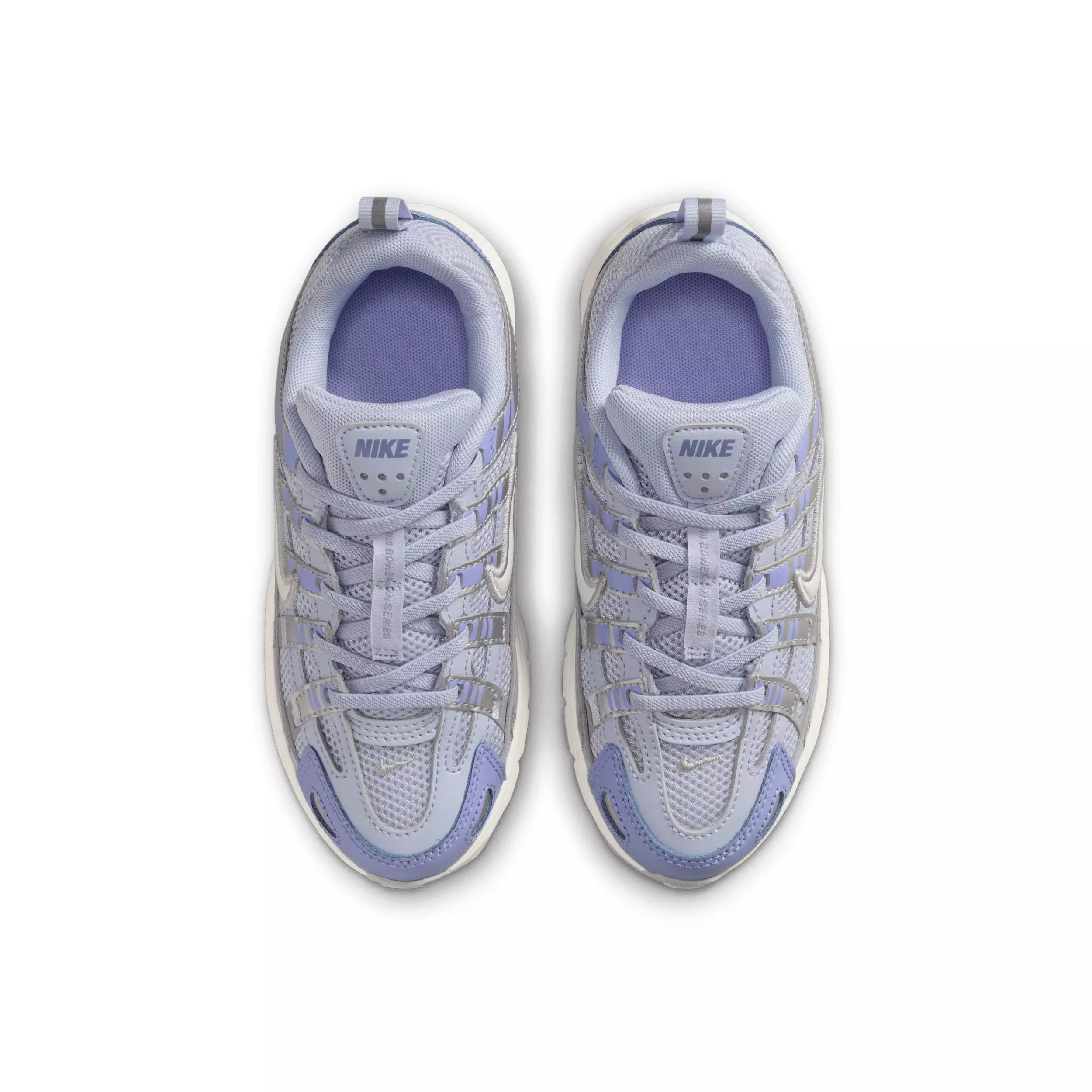 Nike P-6000 "Ghost/Light Thistle/Iron Purple/Sail" Preschool Girls' Shoe - GHOST/LT THISTLE/PURPLE/SAIL