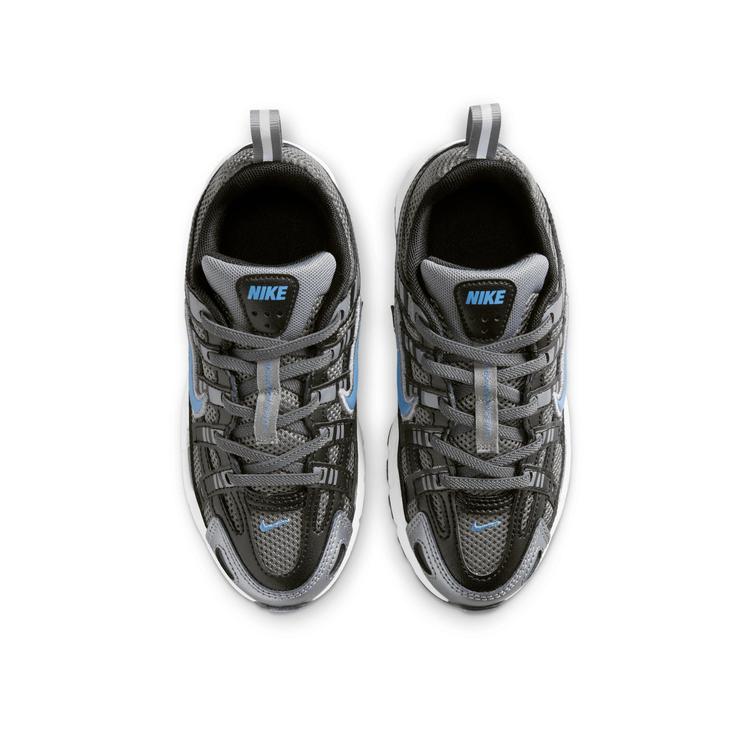 Nike P-6000 "Smoke Grey/Black/Platinum Tint/Dutch Blue" Preschool Boys' Shoe - GREY/BLACK/PLATINUM/BLUE Thumbnail View 4