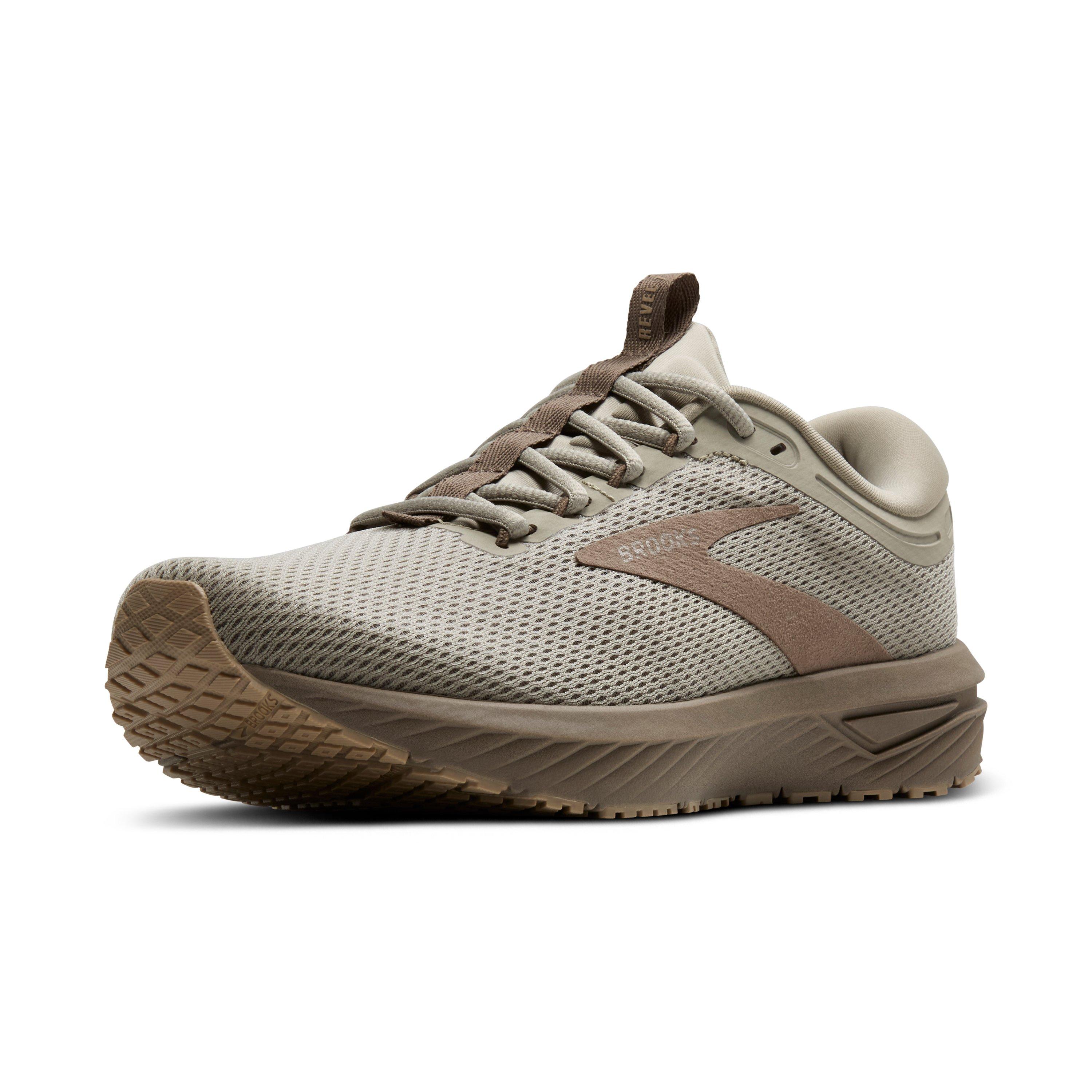 Brooks Revel 7 "London Fog/Falcon/Almond" Men's Running Shoe - FOG/FALCON/ALMOND Thumbnail View 3