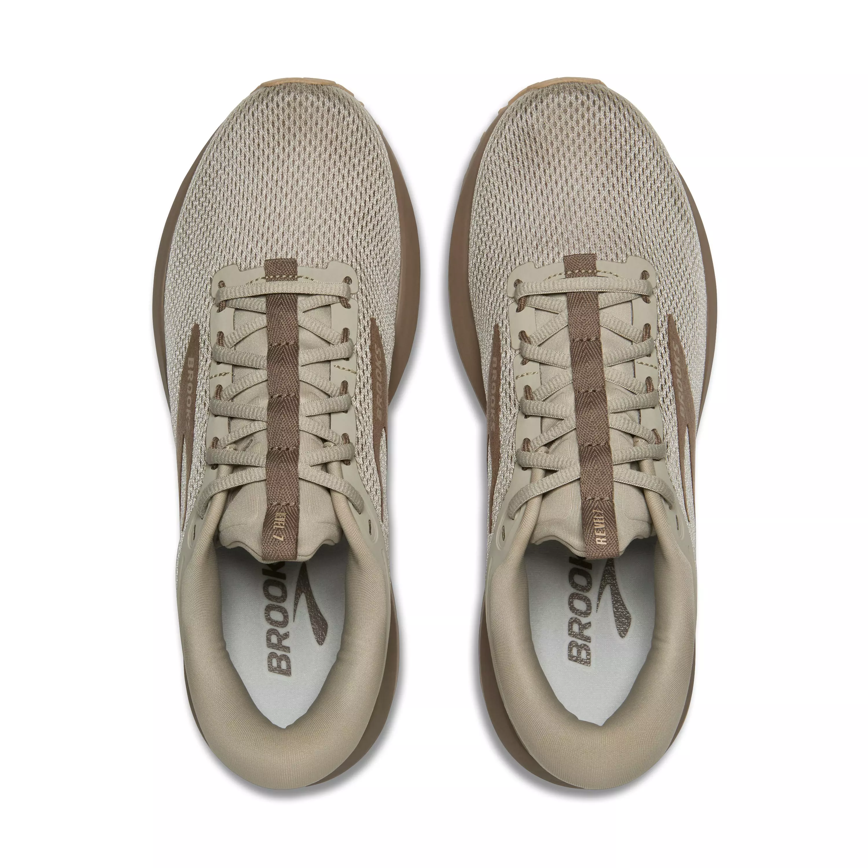 Brooks Revel 7 "London Fog/Falcon/Almond" Men's Running Shoe - FOG/FALCON/ALMOND