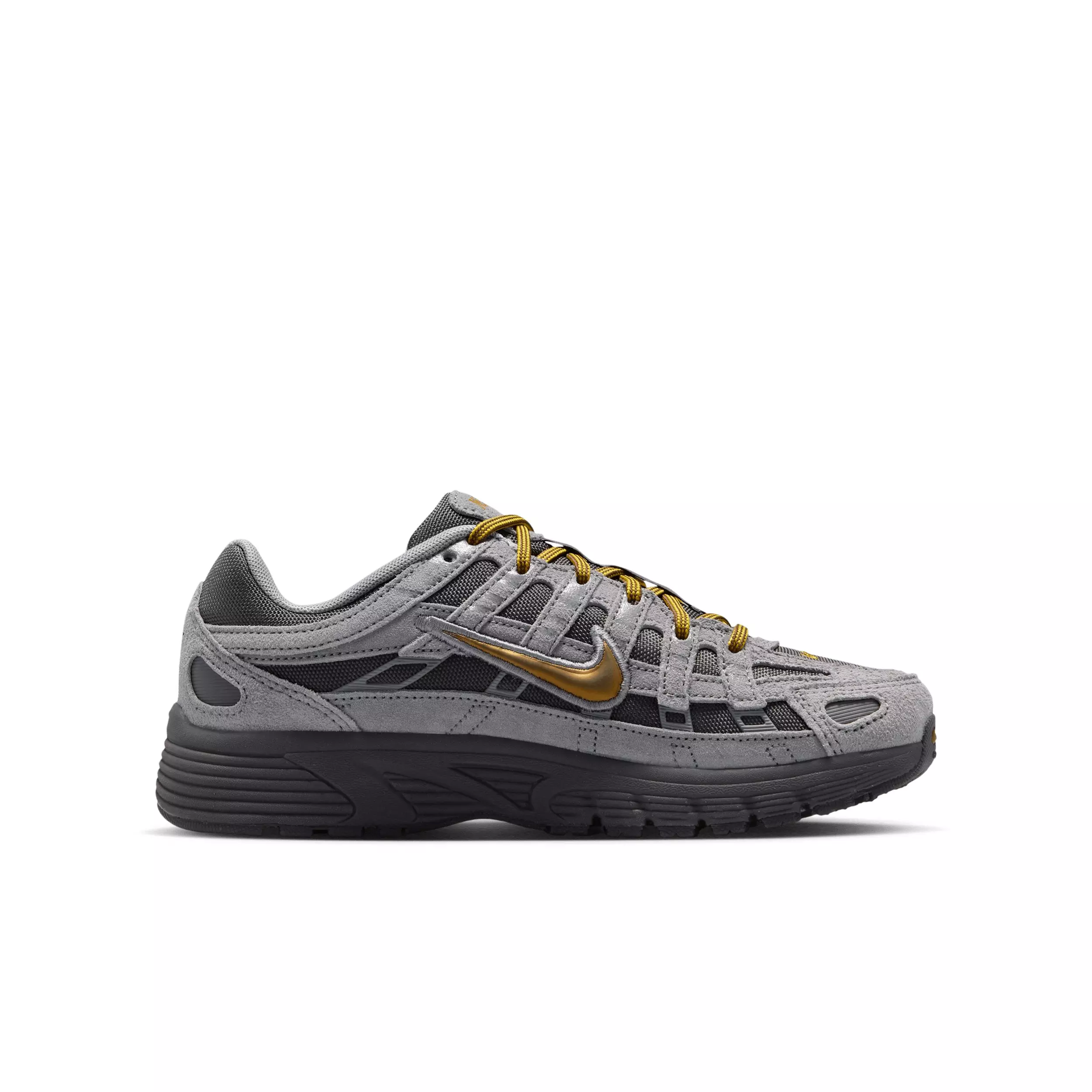 Nike P-6000 Premium "Medium Ash/Pencil Point/Cement Grey/Golden Hops" Grade School Boys' Shoe - MD ASH/PENCIL/GREY/GOLDEN