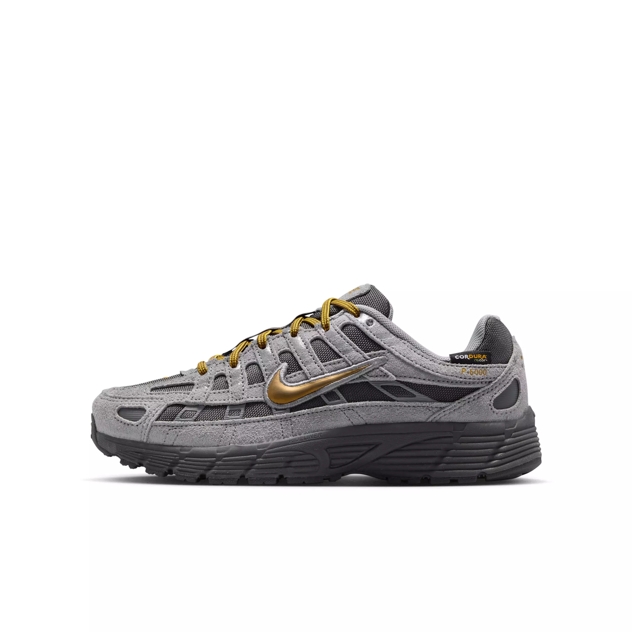 Nike P-6000 Premium "Medium Ash/Pencil Point/Cement Grey/Golden Hops" Grade School Boys' Shoe - MD ASH/PENCIL/GREY/GOLDEN