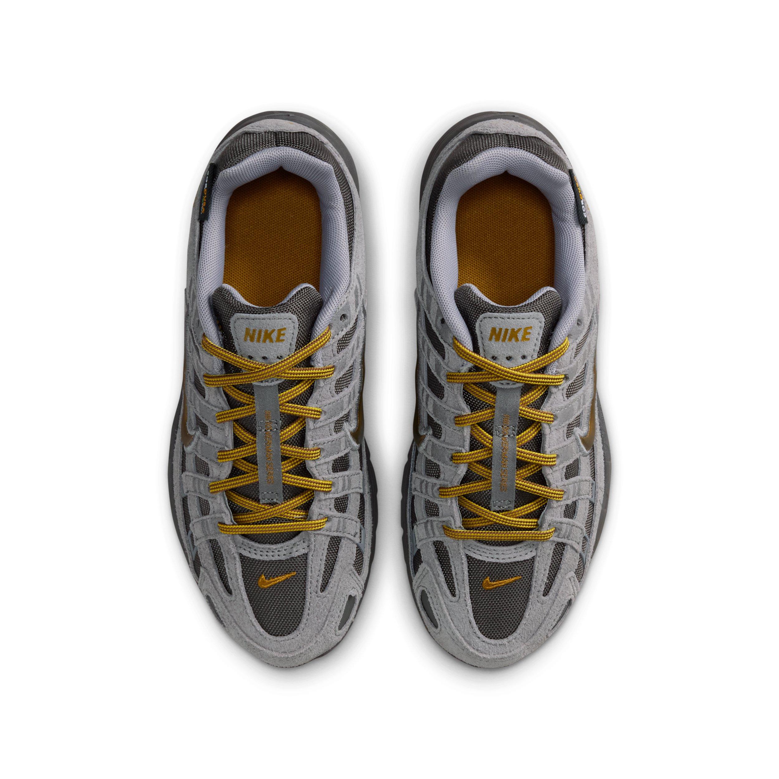 Nike P-6000 Premium Grade School Boys' "Medium Ash/Pencil Point/Cement Grey/Golden Hops" Shoe