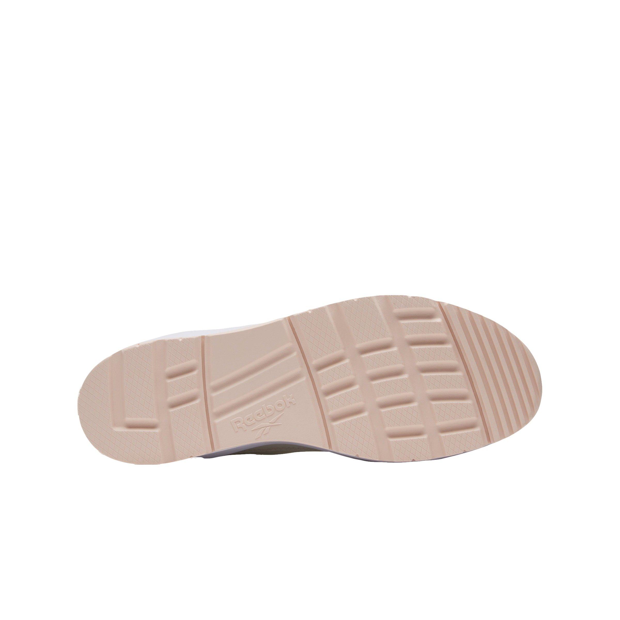 Reebok Club C Geo Mid "Chalk/Chalk/Possibly Pink" Women's Shoe - CHALK/CHALK/PINK Thumbnail View 5