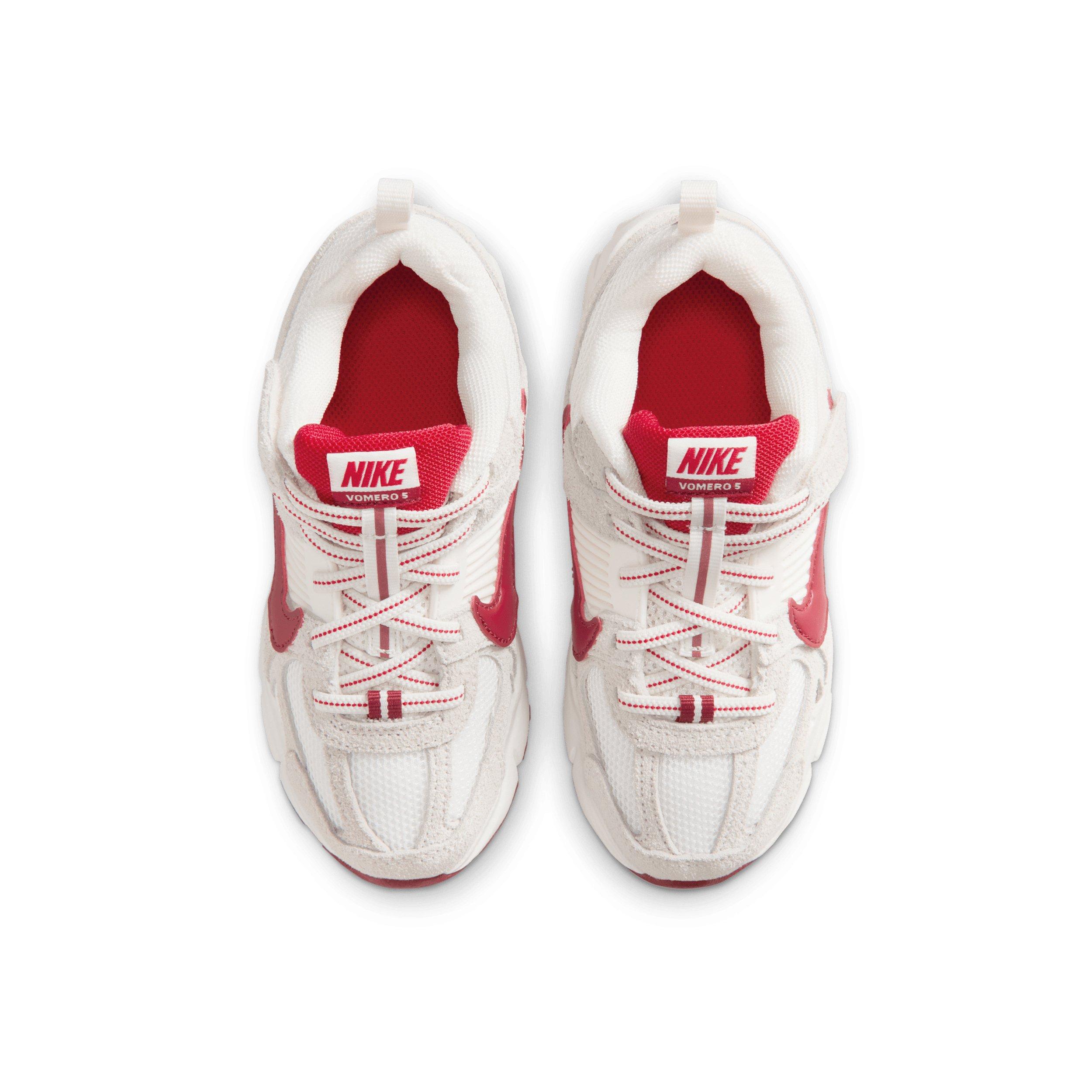 Nike Vomero 5 SE "Sail/Team Crimson/University Red" Preschool Boys' Shoe - SAIL/CRIMSON/RED Thumbnail View 4