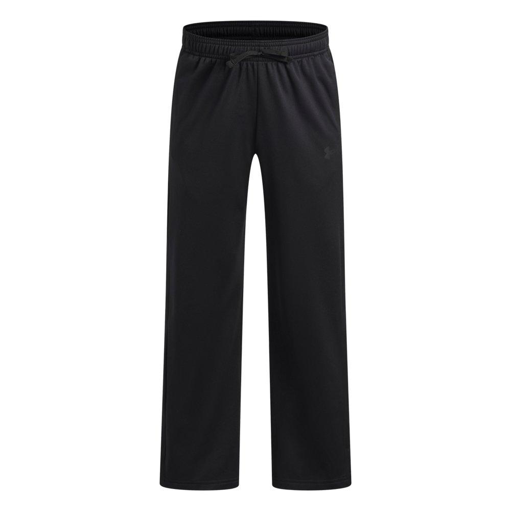 Under Armour Big Boys' Brawler Open Hem Pants - Black - BLACK