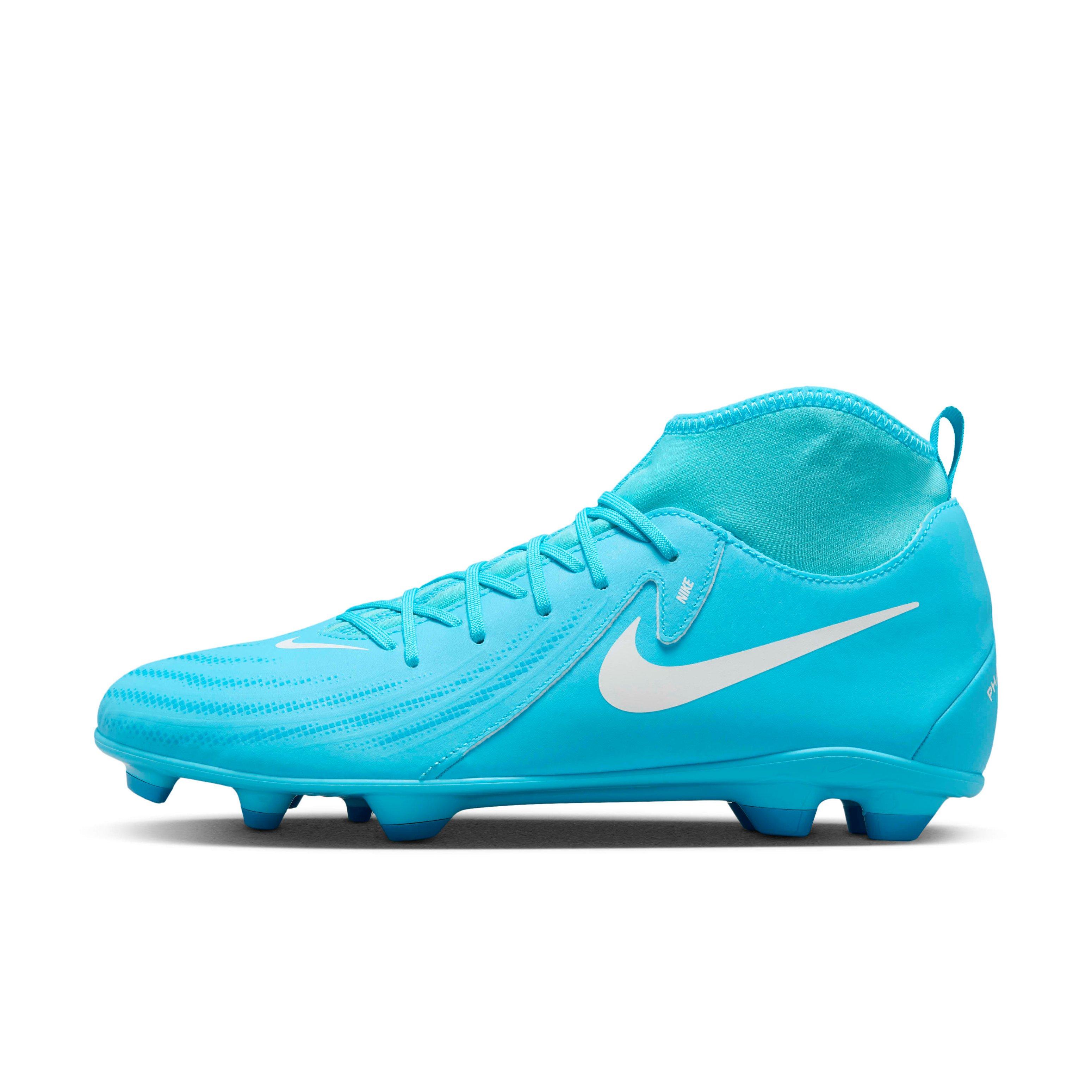 Nike Phantom Luna 2 Club MG "Blue Fury/White" Men's Soccer Cleat - BLUE Thumbnail View 2