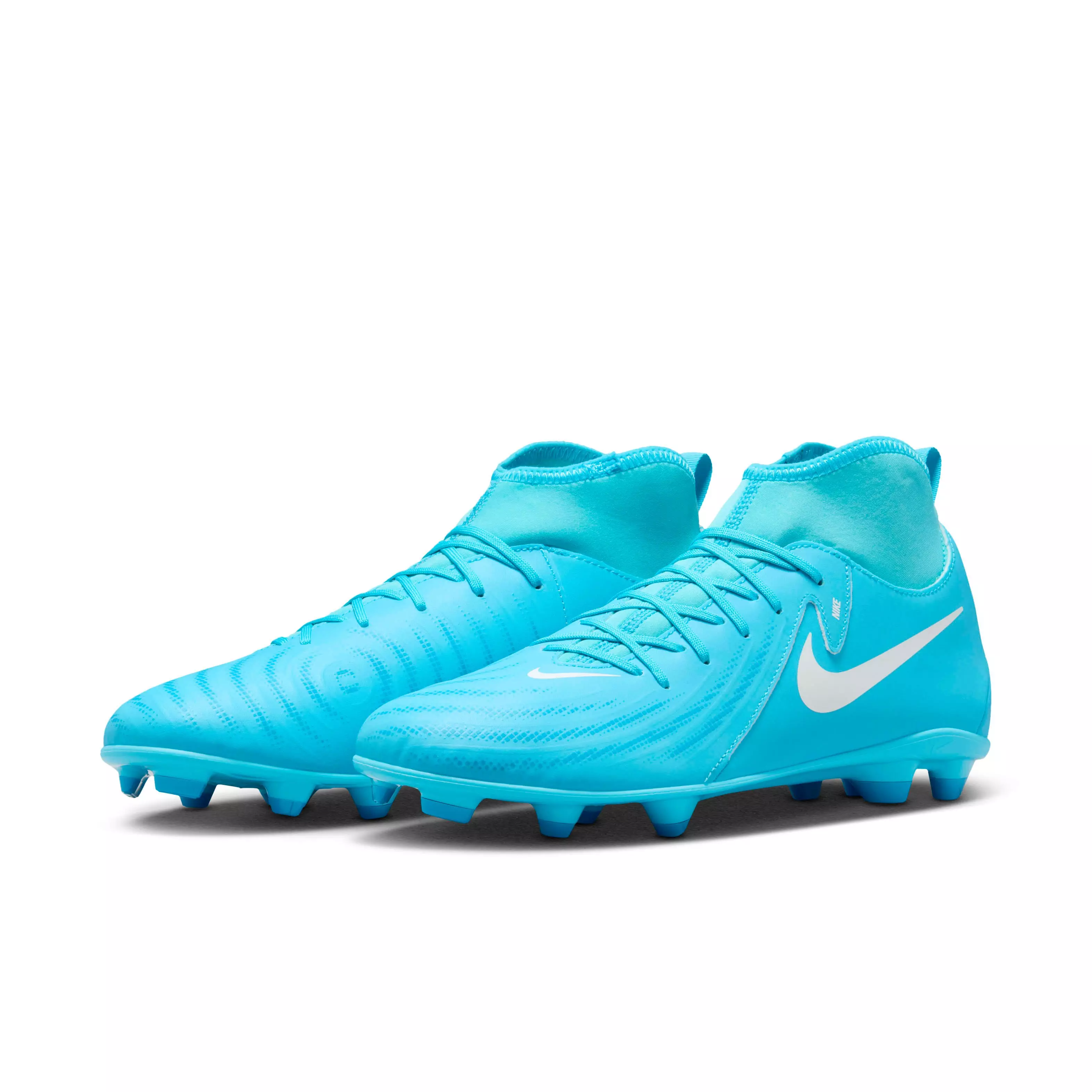 Nike Phantom Luna 2 Club MG "Blue Fury/White" Men's Soccer Cleat - BLUE