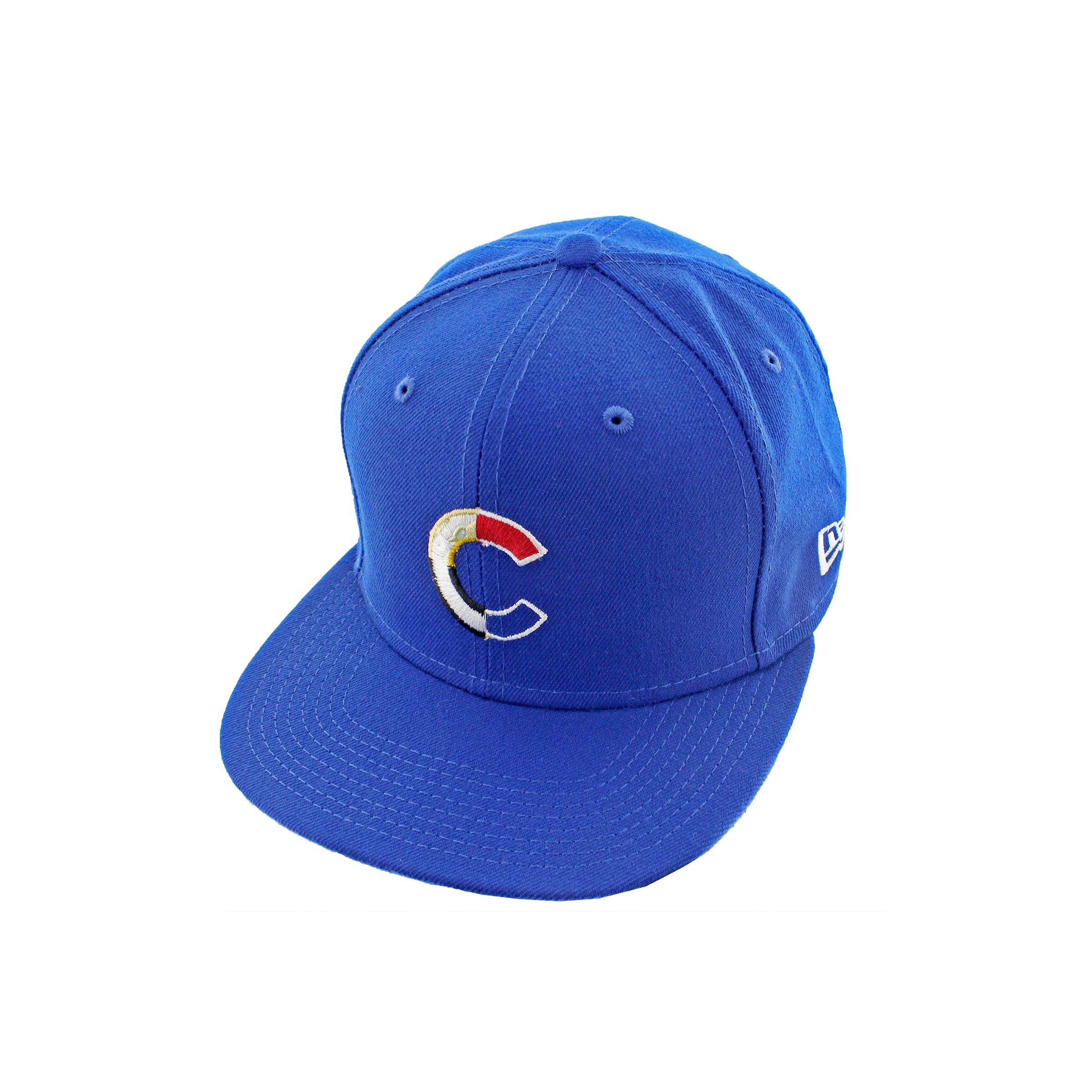 New Era Chicago Cubs 9FIFTY Collage DIY Logo Snapback Hat - BLUE Thumbnail View 1
