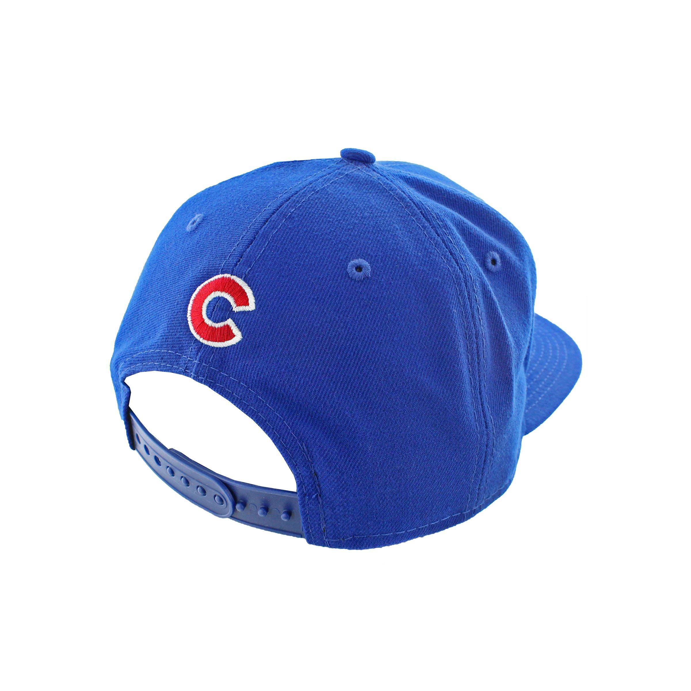 New Era Chicago Cubs 9FIFTY Collage DIY Logo Snapback Hat - BLUE Thumbnail View 2