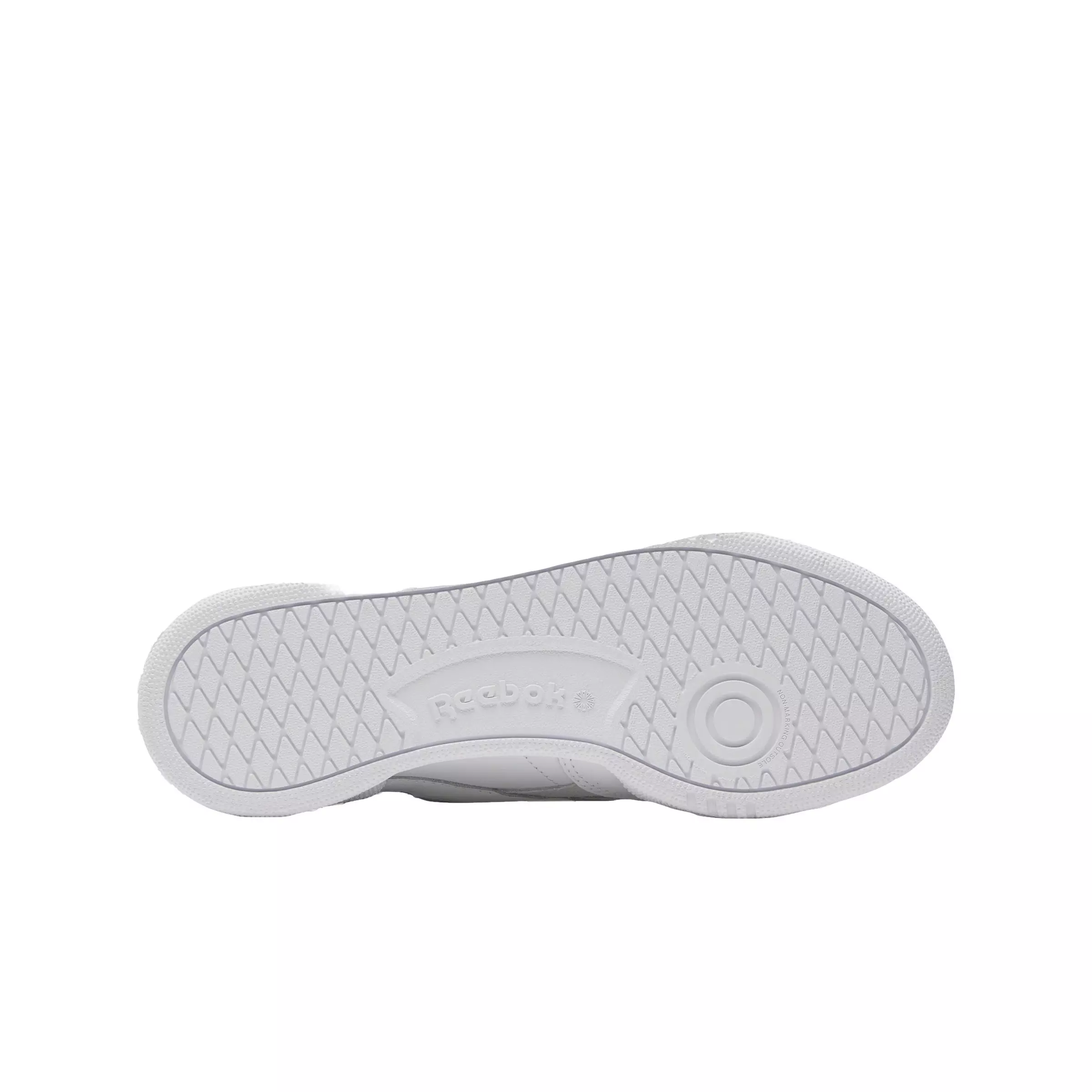 Reebok Club C Revenge "Ftwr White/Steely Fog/Silver Metallic" Women's Shoe - WHITE/STEELY/SILVER