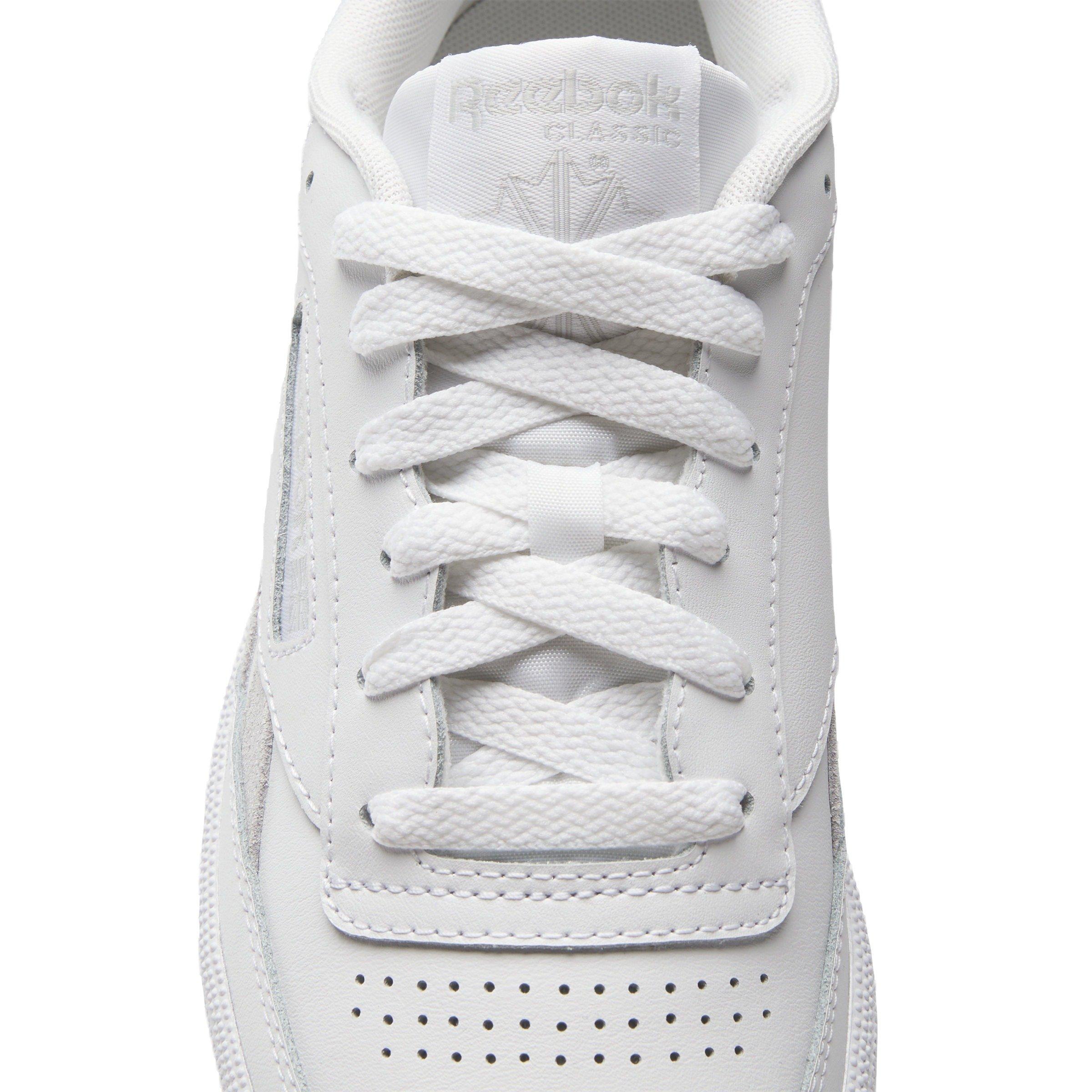 Reebok Club C Revenge "Ftwr White/Steely Fog/Silver Metallic" Women's Shoe - WHITE/STEELY/SILVER Thumbnail View 6