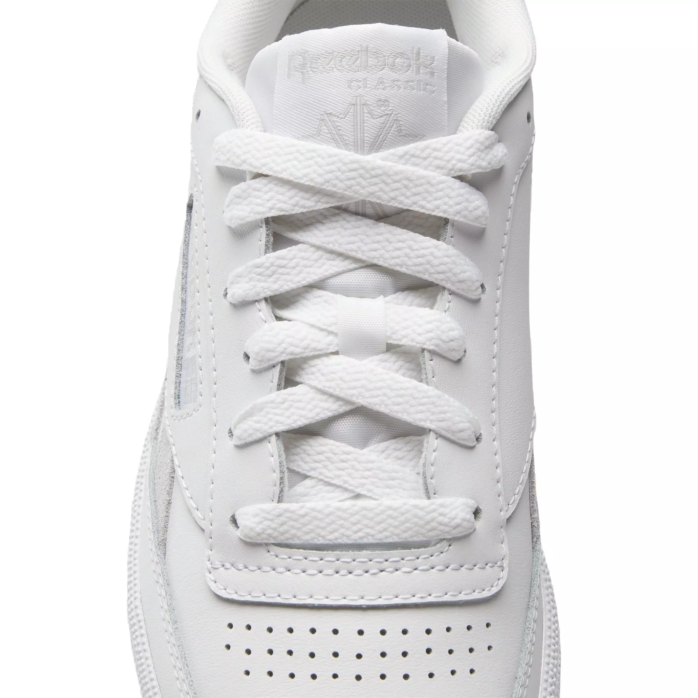 Reebok Club C Revenge "Ftwr White/Steely Fog/Silver Metallic" Women's Shoe - WHITE/STEELY/SILVER