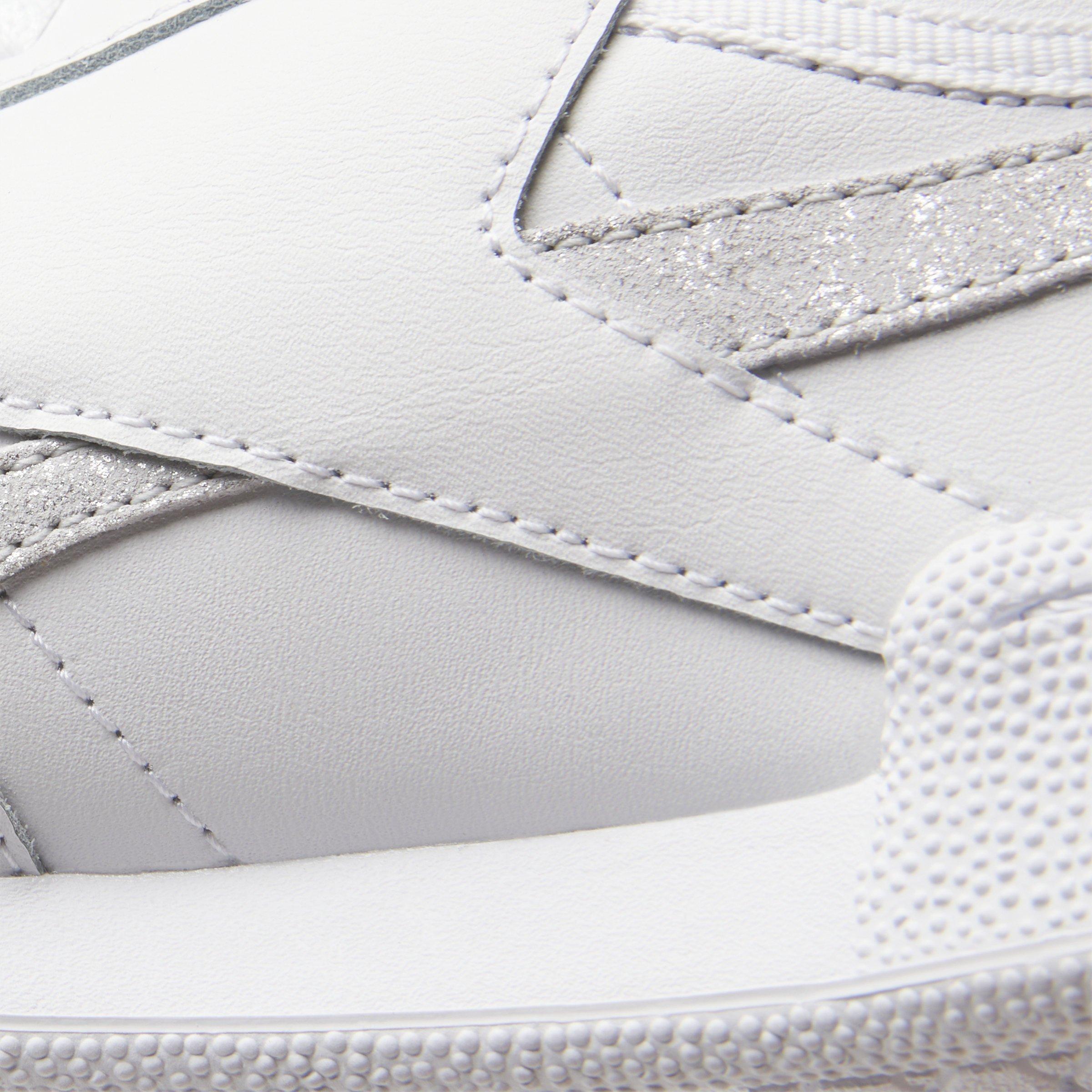 Reebok Club C Revenge "Ftwr White/Steely Fog/Silver Metallic" Women's Shoe - WHITE/STEELY/SILVER Thumbnail View 8