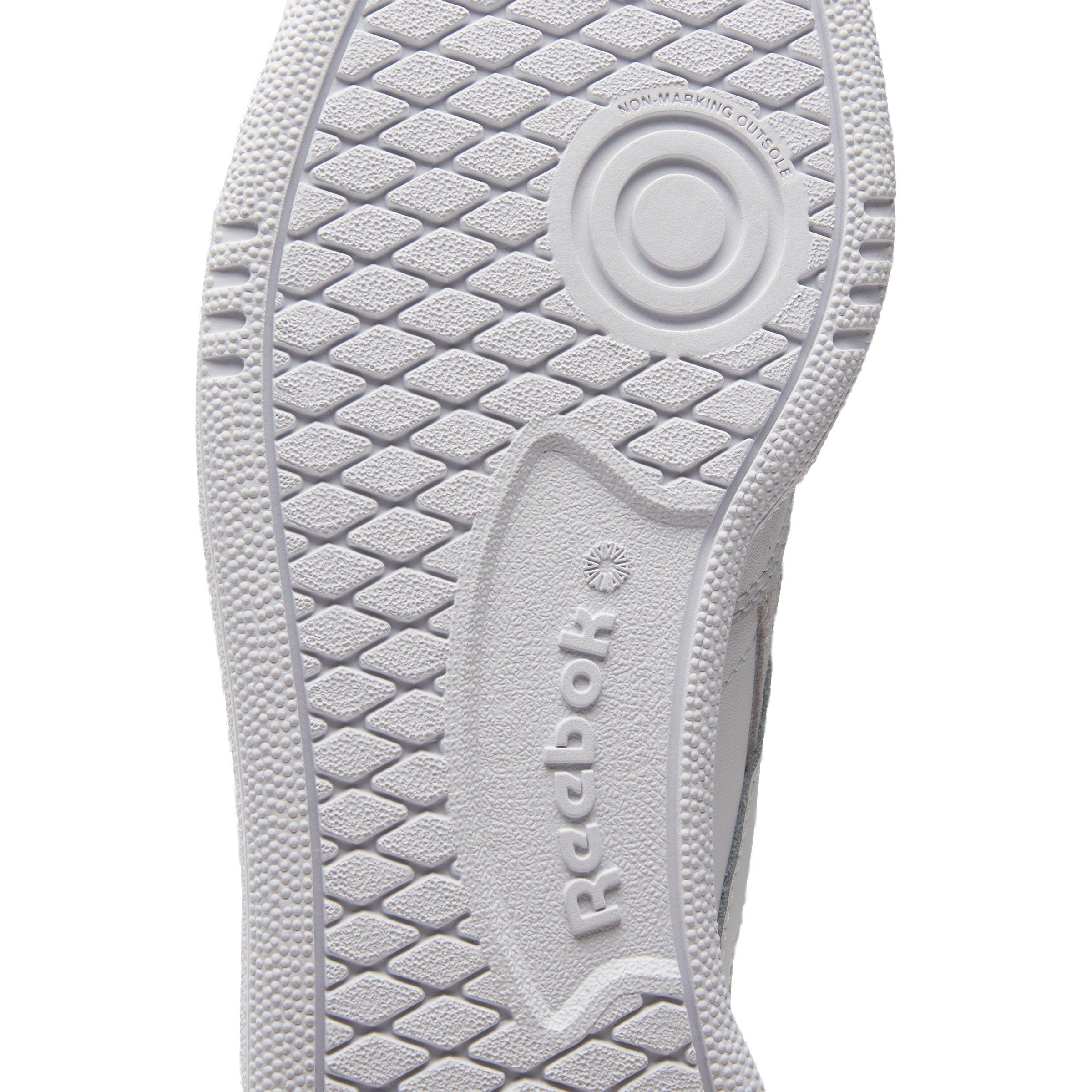 Reebok Club C Revenge "Ftwr White/Steely Fog/Silver Metallic" Women's Shoe - WHITE/STEELY/SILVER Thumbnail View 9