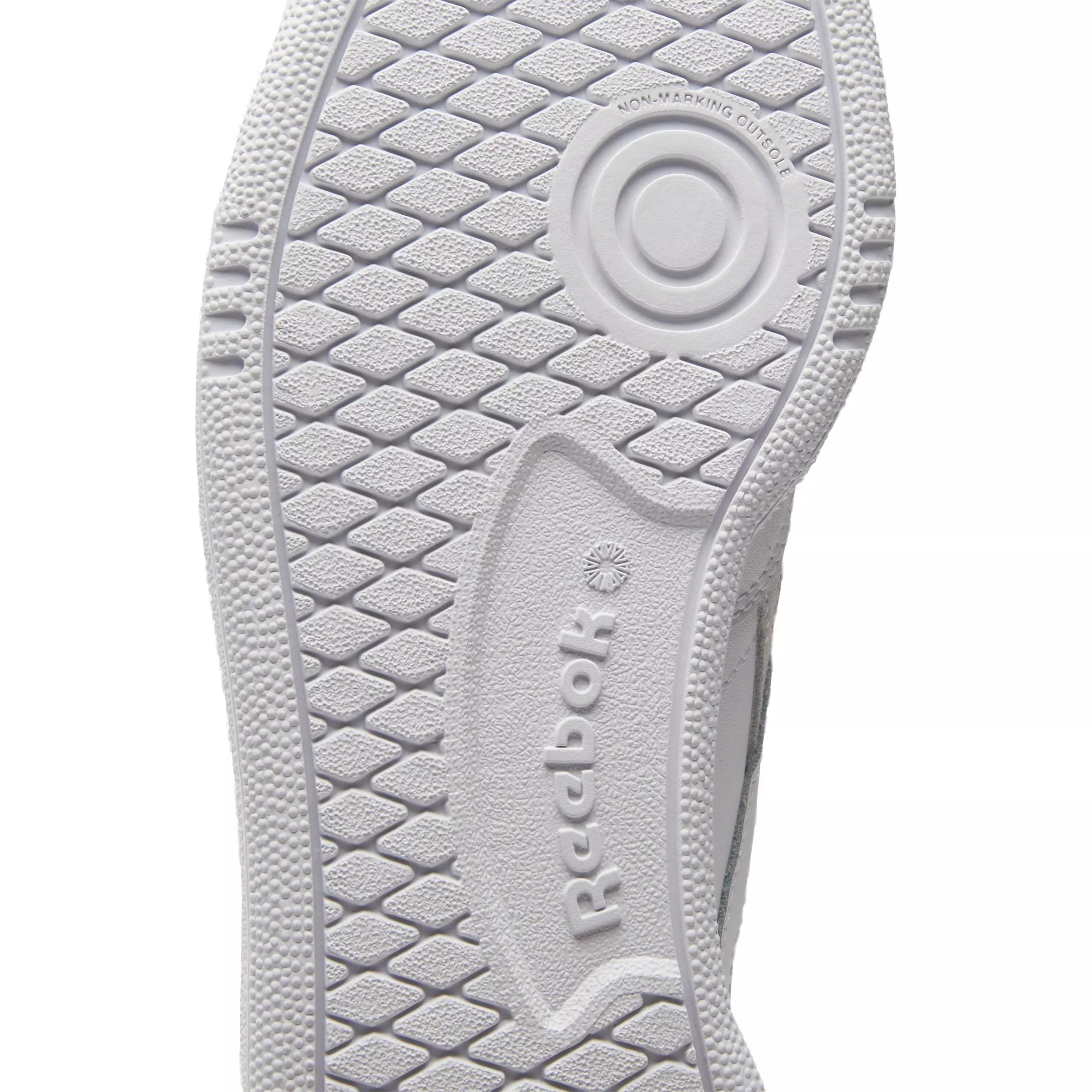 Reebok Club C Revenge "Ftwr White/Steely Fog/Silver Metallic" Women's Shoe - WHITE/STEELY/SILVER