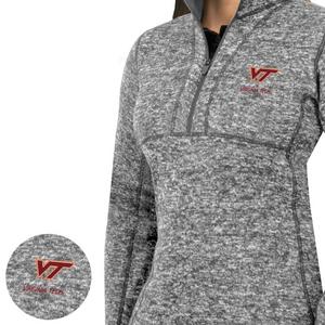 Antigua Women's Virginia Tech Hokies Fortune Half-Zip Pullover Jacket