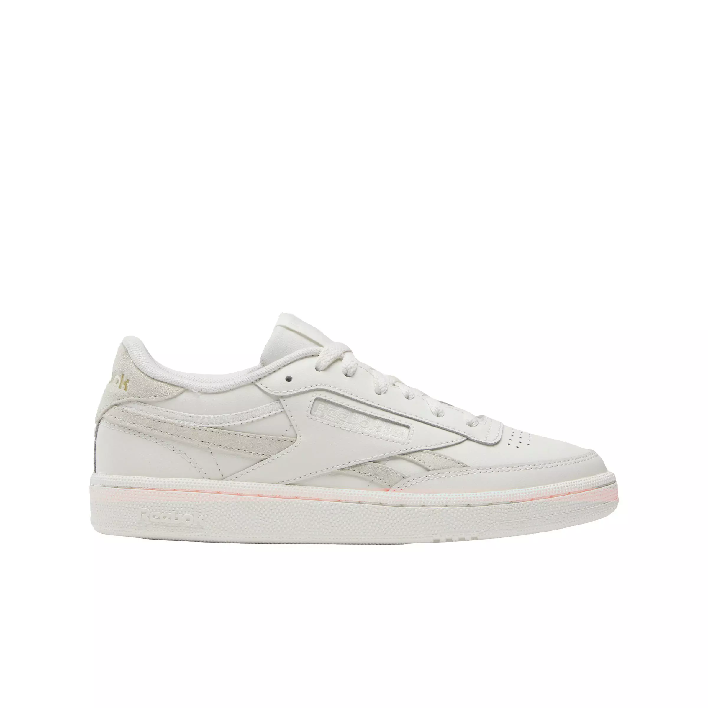 Reebok Club C Revenge "Chalk/Alabaster/Gold Metallic" Women's Shoe - CHALK/ALABASTER/GOLD